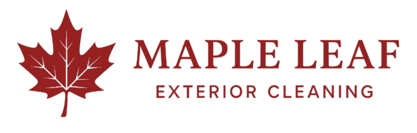 Maple leaf exterior cleaning logo