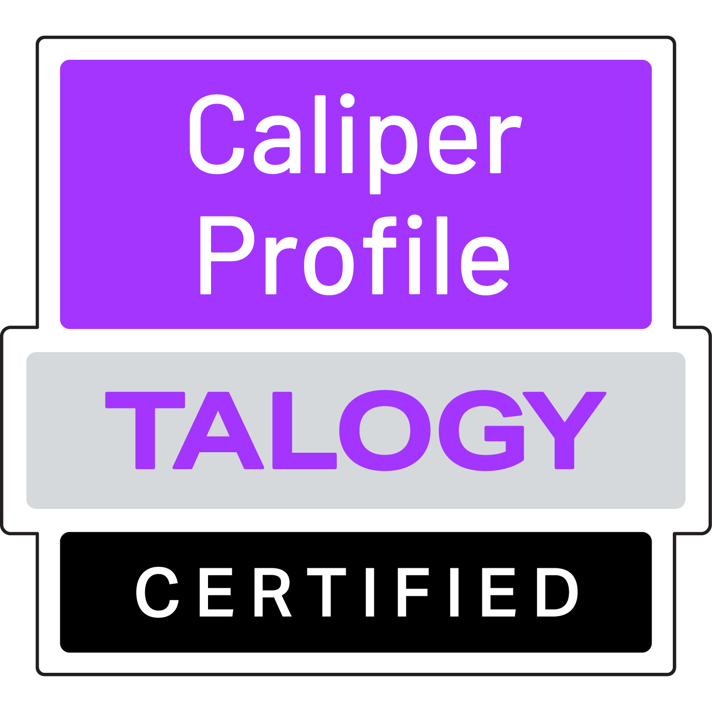 Caliper Profile Certification Badge