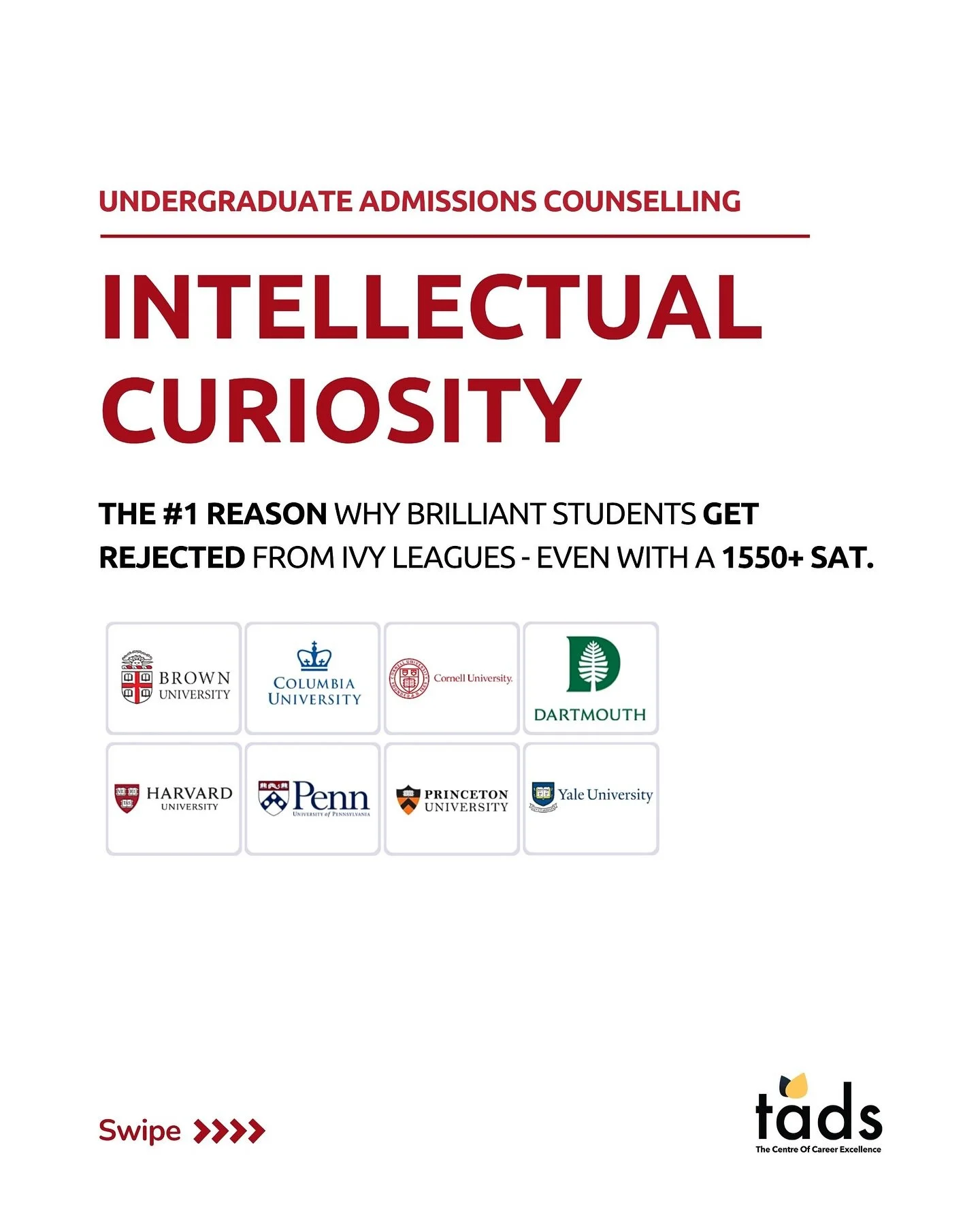 &ldquo;1550+ SAT but still got rejected from Harvard?&rdquo;

This hits home for way too many brilliant Indian students. 🎯

Here&rsquo;s the brutal truth: Ivy League admissions aren&rsquo;t a math equation. While your peers are obsessing over that e