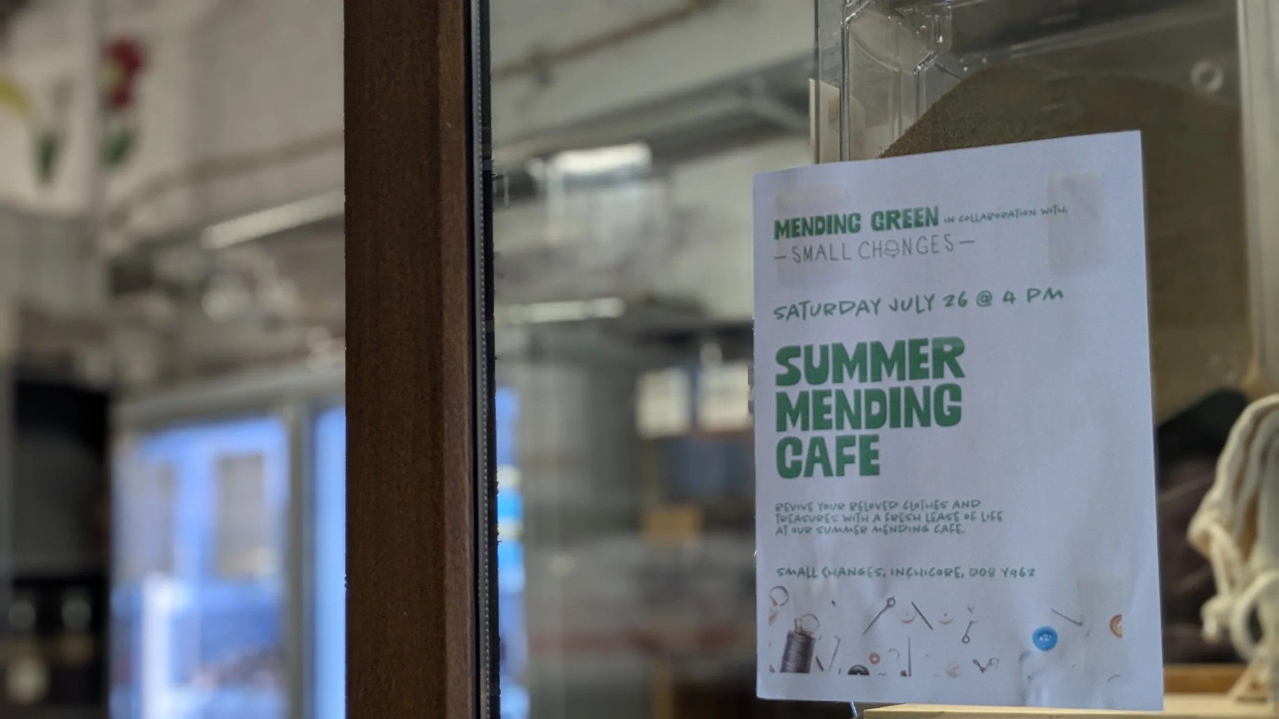 An Afternoon of Mending @ Small Changes 