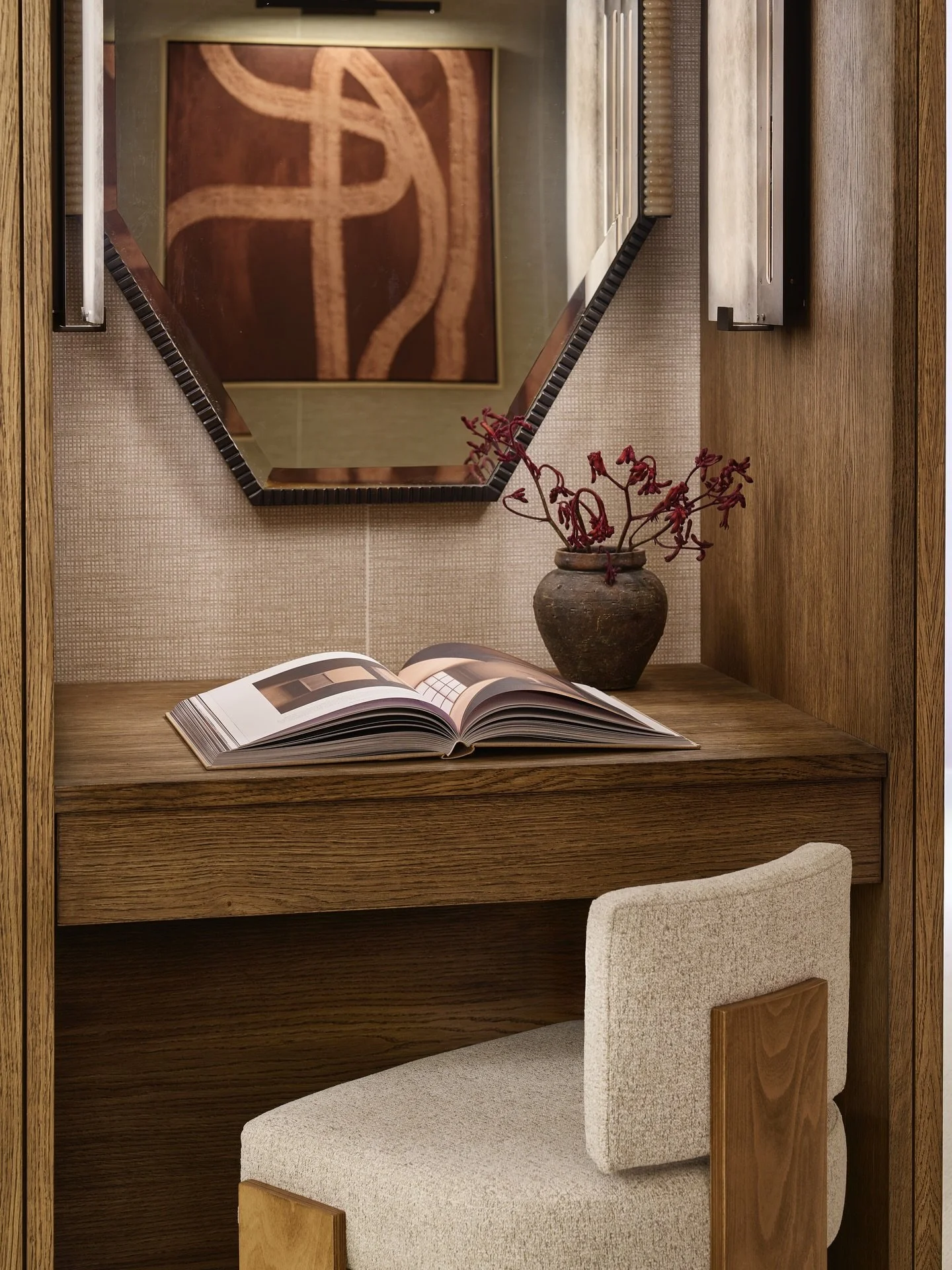 Crusader | Guest Bedroom Transformation

Swipe for the before 

In this Manchester city centre apartment, the original scheme of dark timber floors, oversized wardrobes and a stark white ceiling left the room feeling heavy, impractical and devoid of 