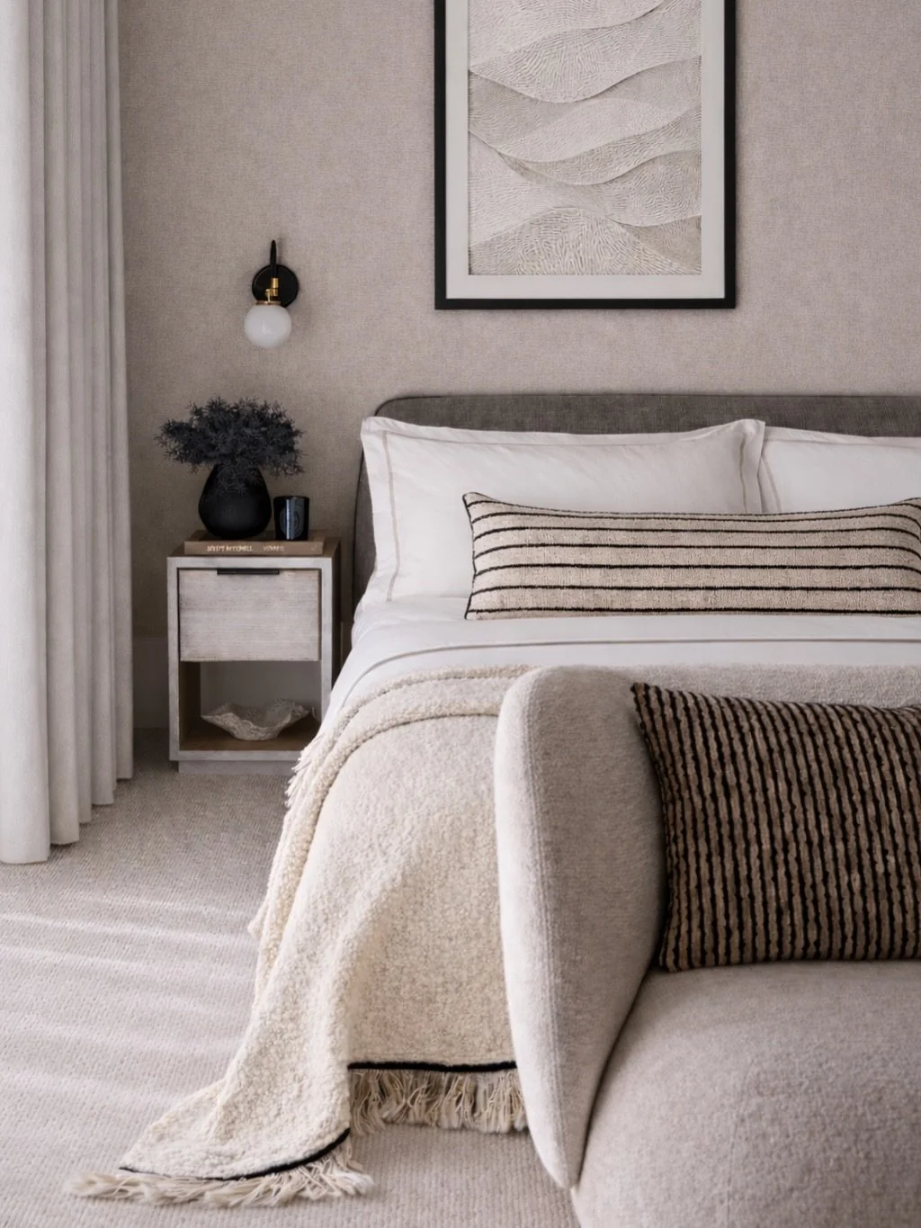 Love Where You Live | Quiet Luxury Living

As someone who designs homes for couples and families, I see every day how much our surroundings shape how we feel.

A calm bedroom to retreat to.
Soft, layered textures.
Bespoke details crafted with care.

