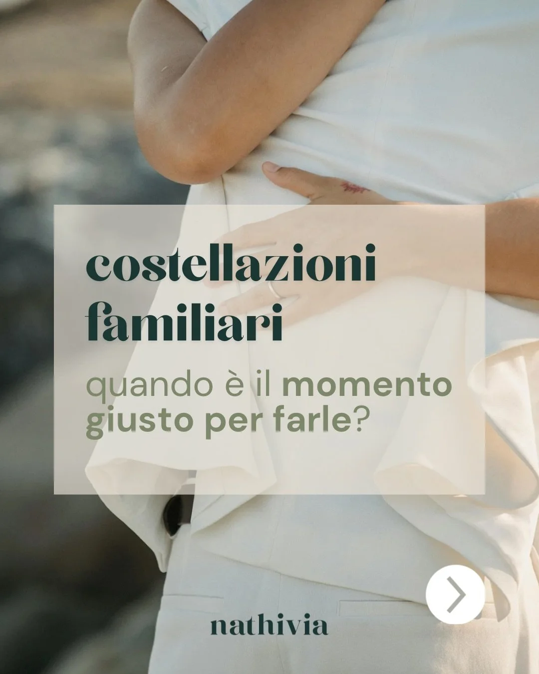 Bert Hellinger diceva che la guarigione avviene quando smettiamo di guardare al passato con giudizio e iniziamo a guardarlo con rispetto.
Fare una Costellazione significa rimettere ordine e onorare la tua vita, affinch&eacute; tu possa finalmente occ