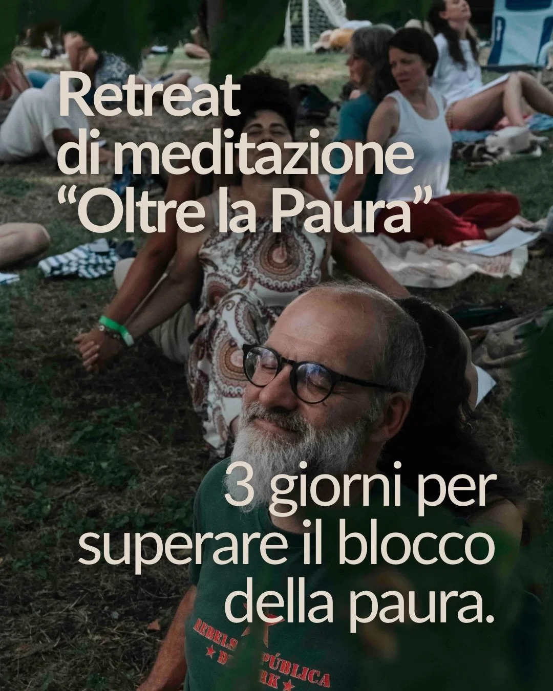 📍15-16-17 Maggio, Gubbio (PG)
Retreat di Meditazione &ldquo;Oltre la Paura&rdquo; con Daniele La Leggia.

Info e prenotazioni: info@nathivia.it

Meditazione
Mindfulness
Benessere
Evoluzione personale