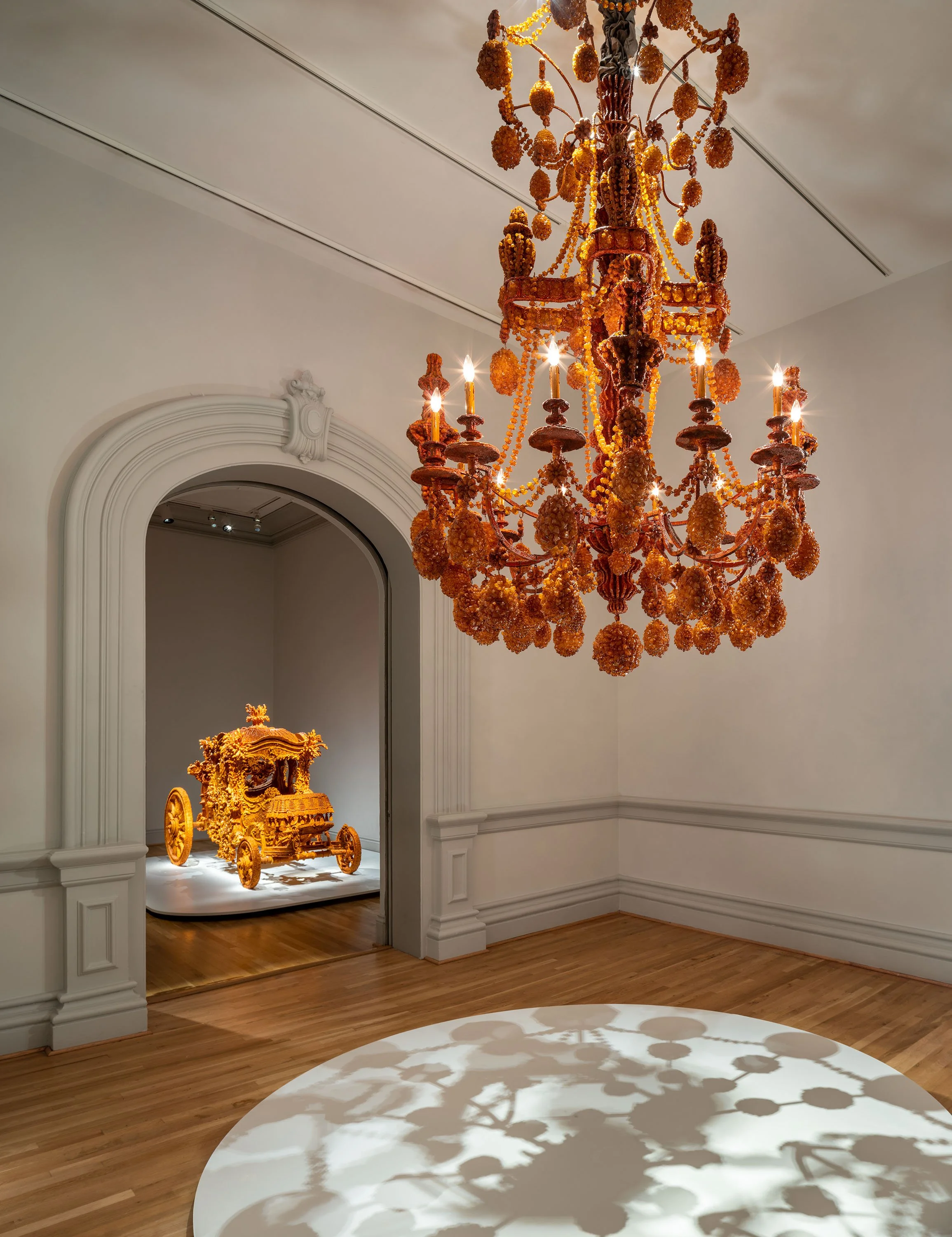 Timothy Horn:  Mother Load and Girandole:  Rain of Hot Stones / "Forces of Nature" Exhibit, Renwick Gallery, Washington, DC