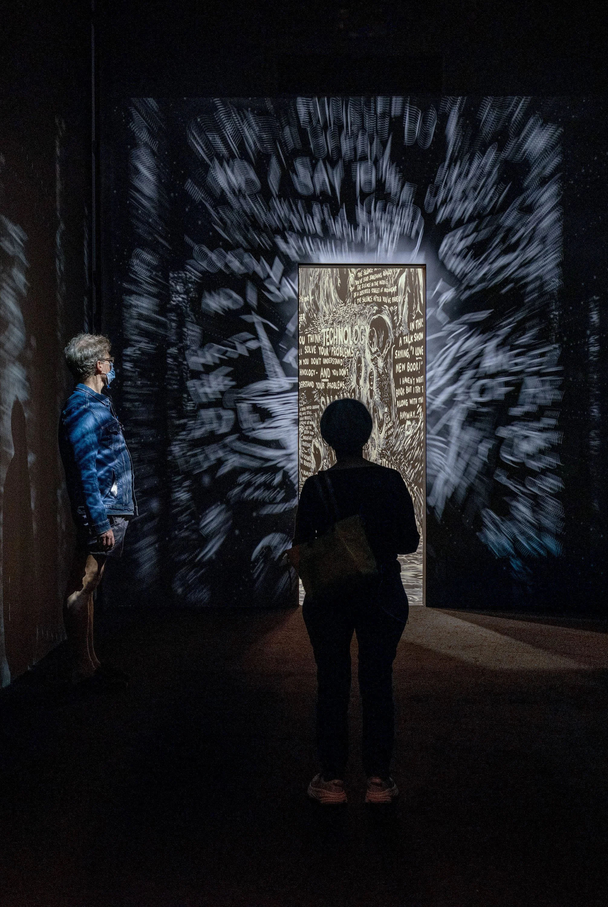 Laurie Anderson and Hsin-Chien Huang, "Chalkroom" (2017), The Weather / Hirshhorn Museum, Washington, DC