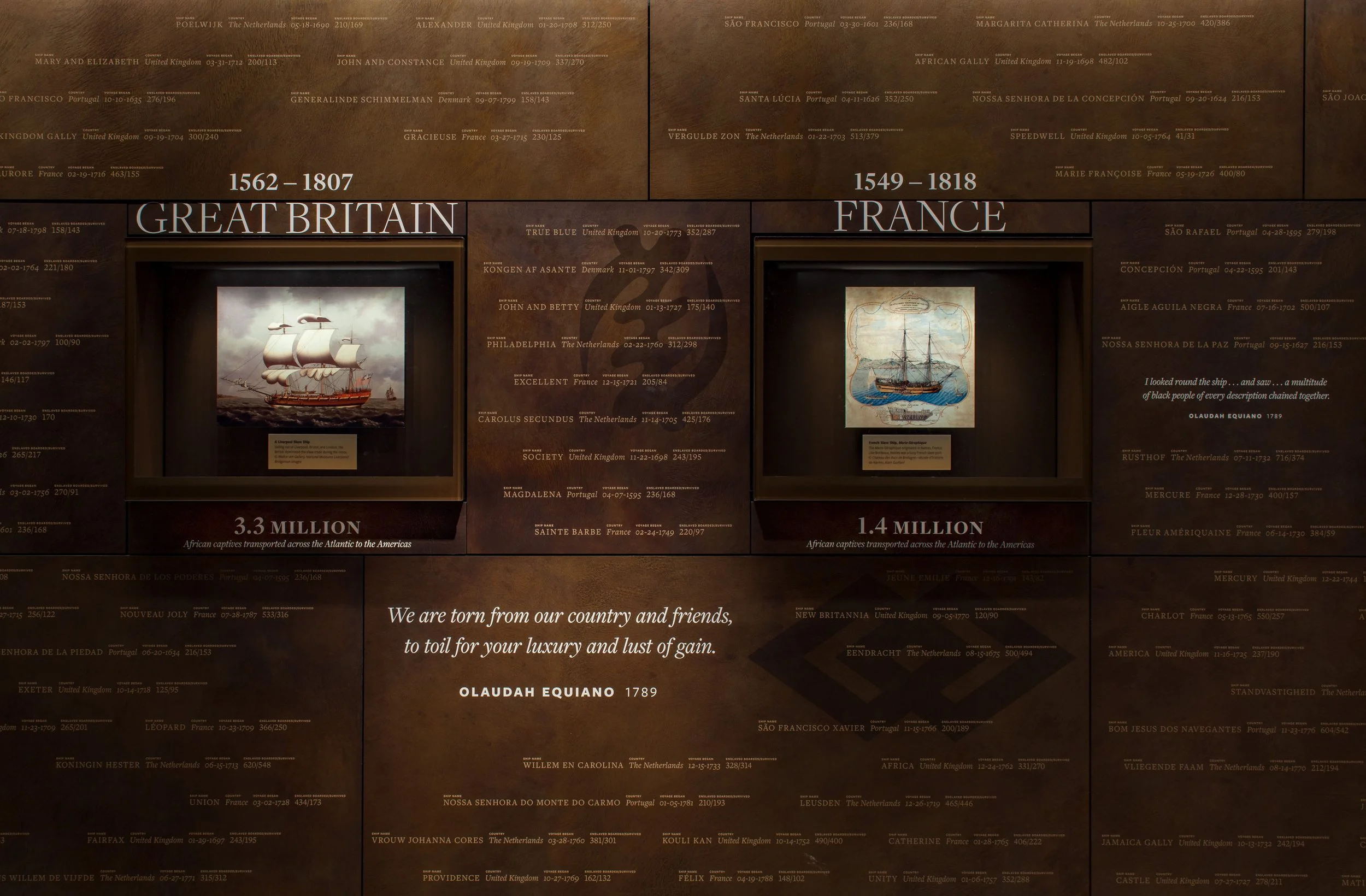 Smithsonian National Museum of African American History & Culture, Washington, DC / Exhibition Design:  RAA (Ralph Appelbaum Associates)