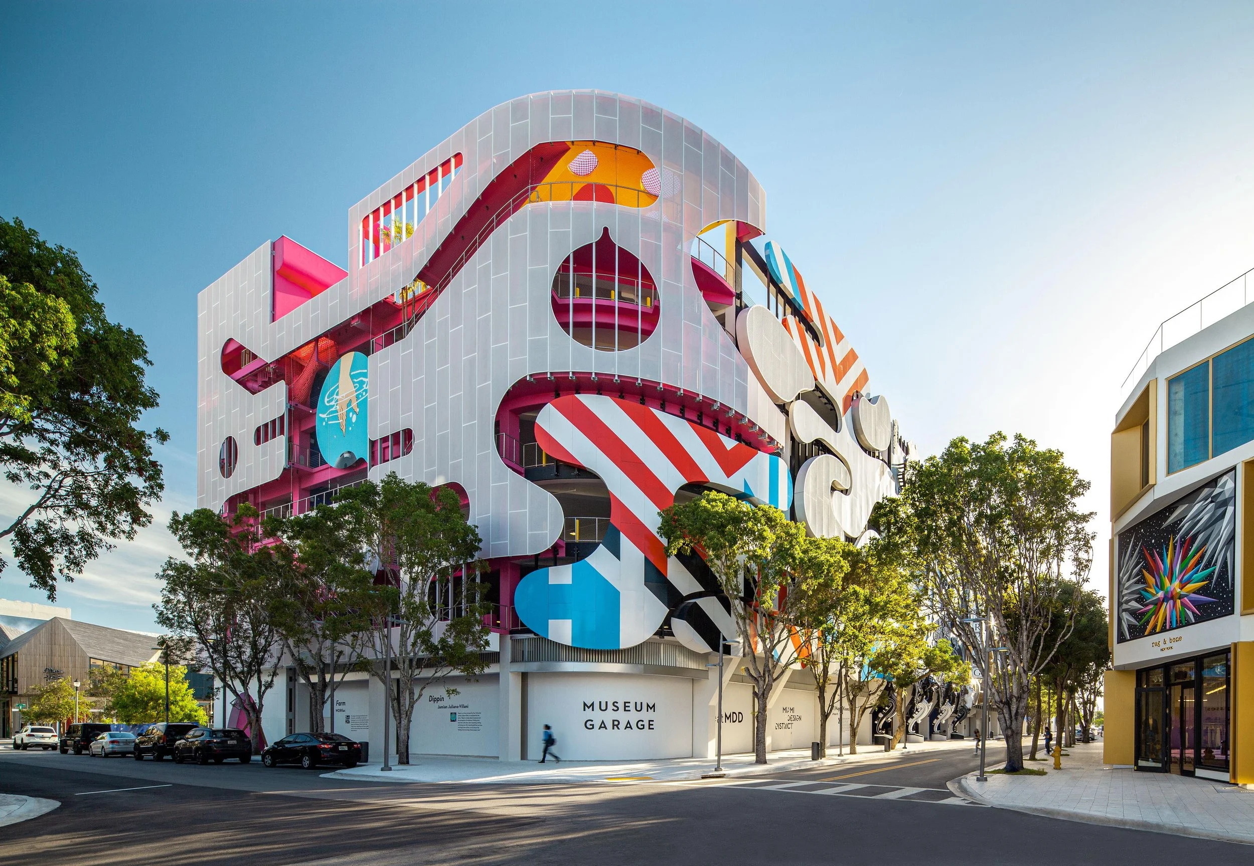 Museum Garage, Miami Design District / Architect & Curator:  Terence Riley / Designers:  WORKac, J. MAYER. H., Nicolas Buffe, Clavel Arquitectos, and K/R
