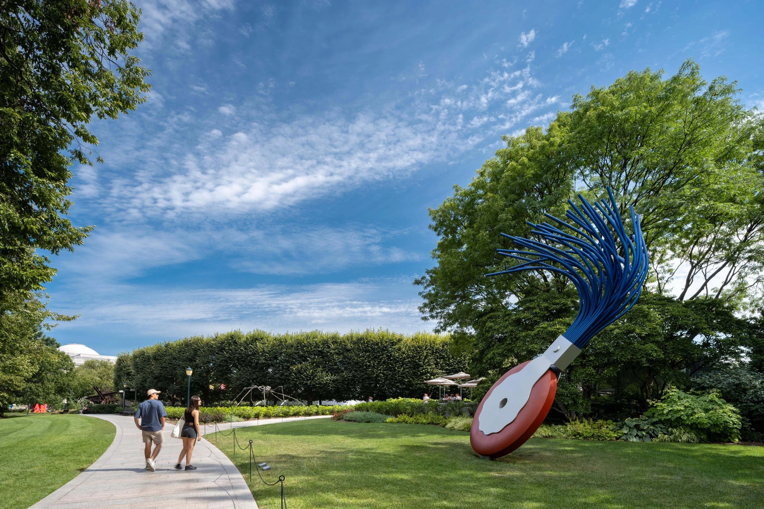 Claes Oldenburg + Coosje van Bruggen, "Typewriter Eraser, Scale X" (1999), National Gallery of Art Sculpture Garden, Washington, DC
