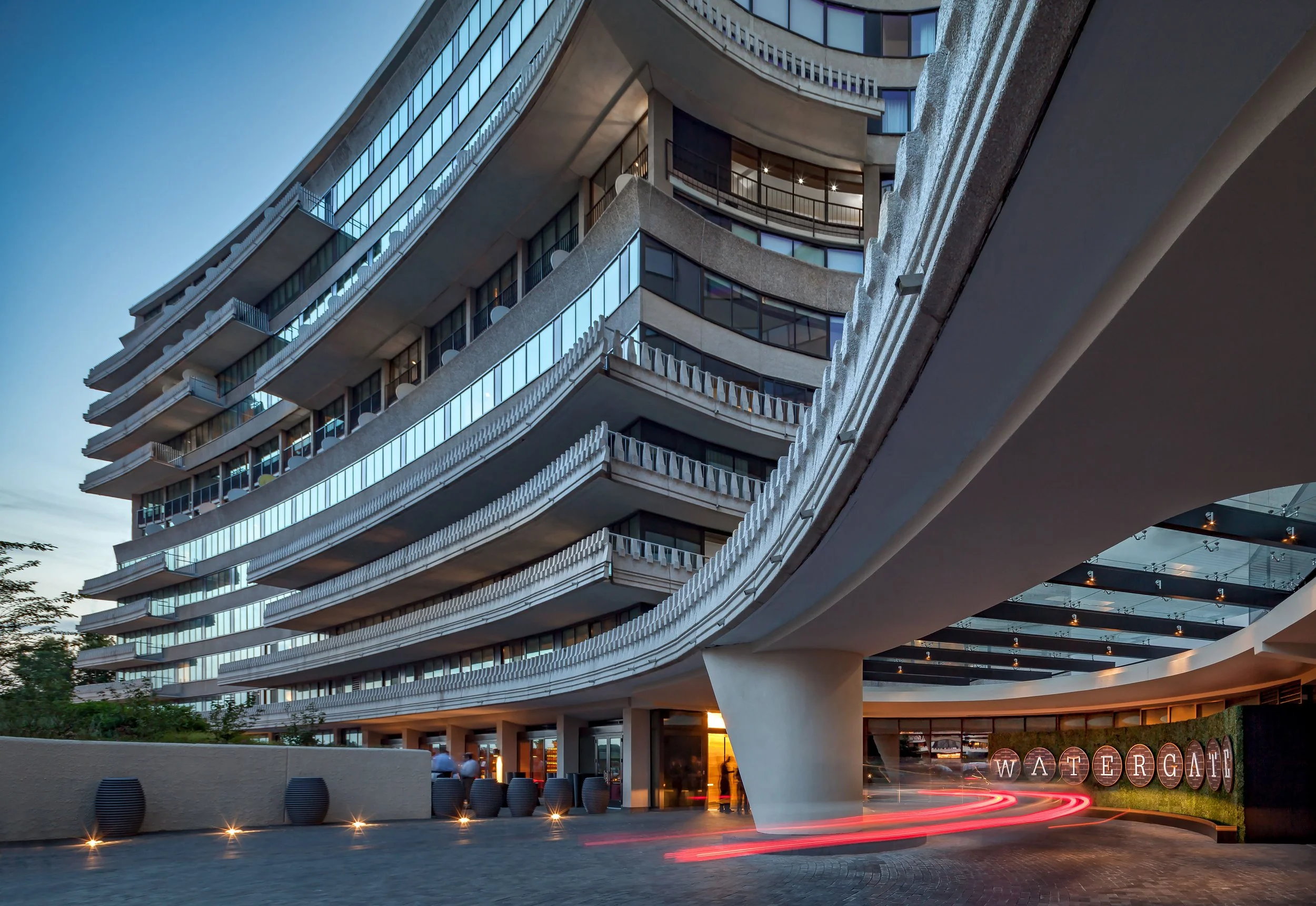 The Watergate Hotel, Washington, DC / A Mid-Century Modern Icon by Architect, Luigi Moretti 