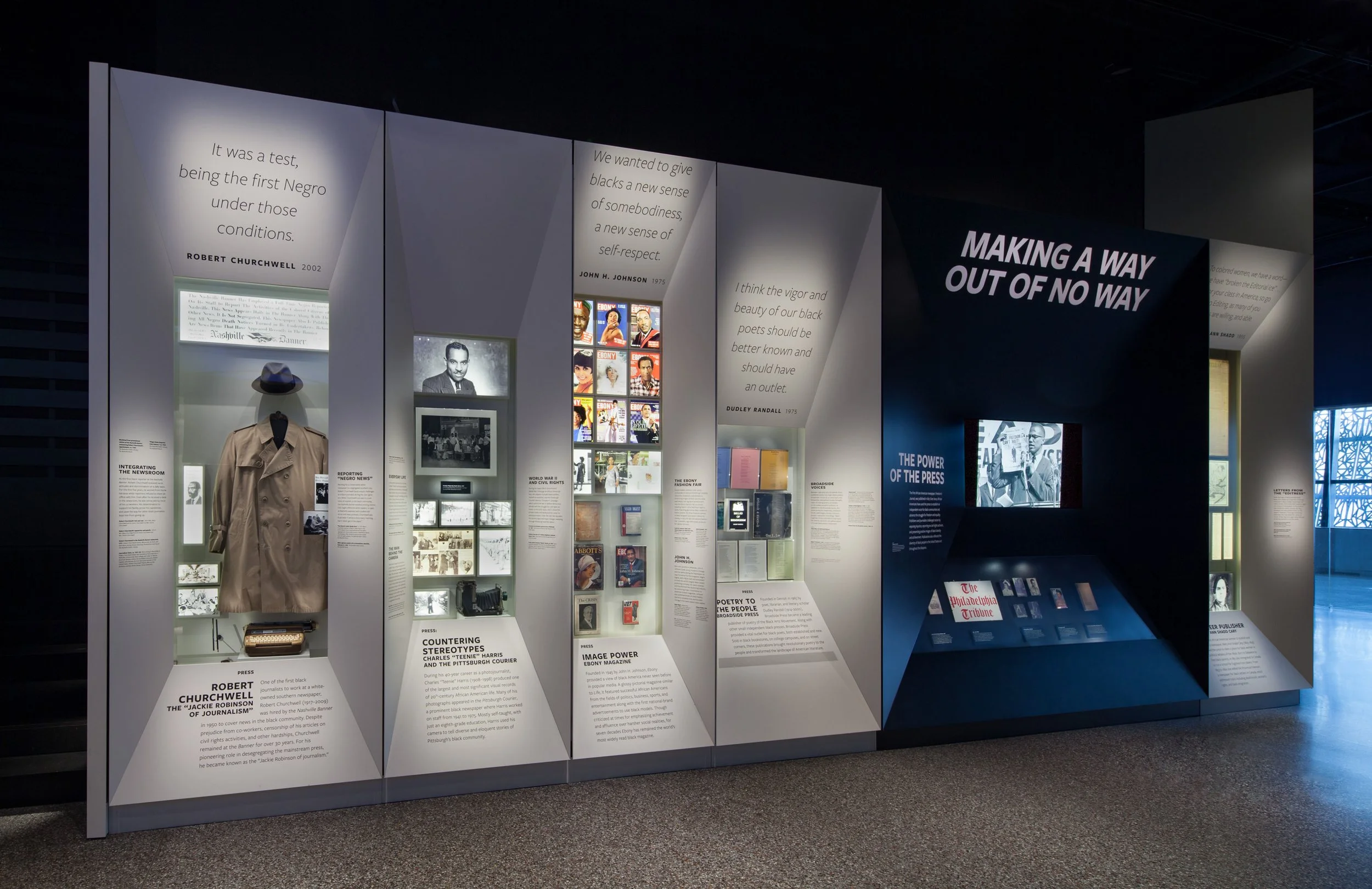 National Museum of African American History & Culture, Washington, DC / Exhibition Design:  RAA (Ralph Appelbaum Associates)