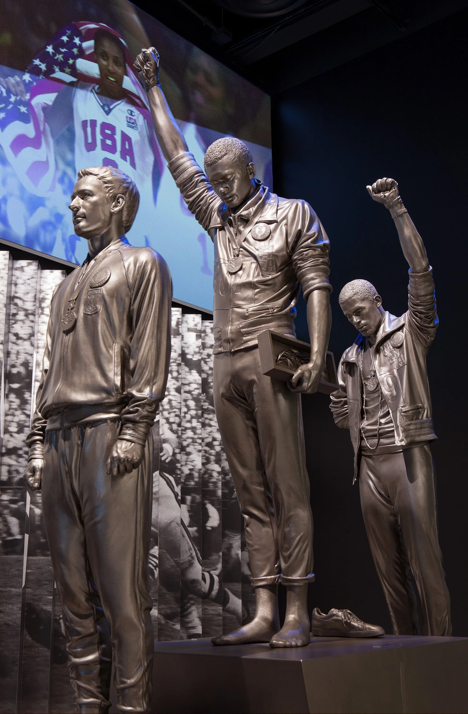 National Museum of African American History & Culture, Washington, DC / Community Galleries:  Sports / Exhibition Design:  RAA (Ralph Appelbaum Associates)