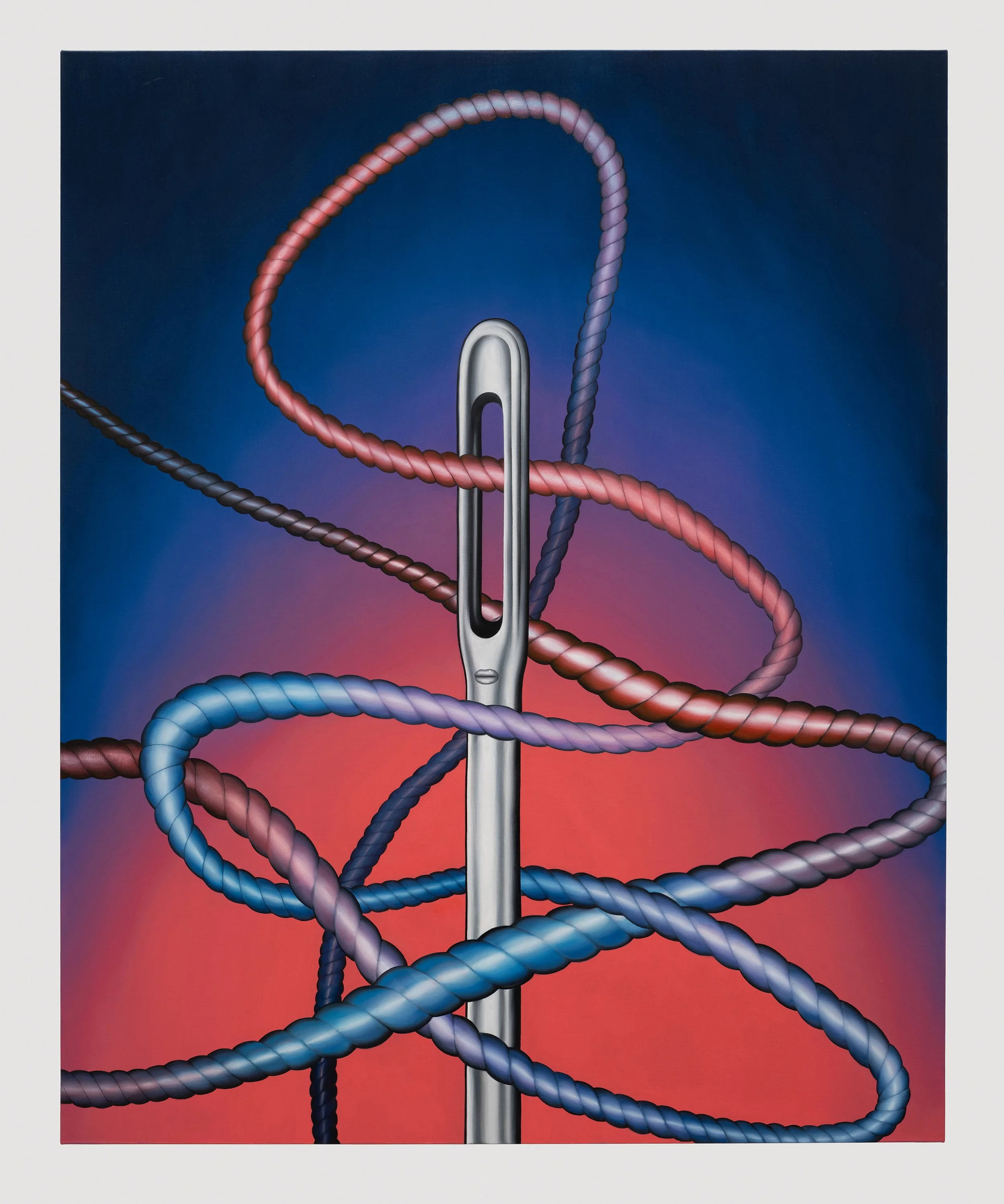 Emily Mae Smith:  "Unruly Thread" (2019) featured in "Matrix 181", Wadsworth Atheneum Museum of Art, Hartford, CT.  Part of New Acquisitions by Hirshhorn Museum, Washington, DC