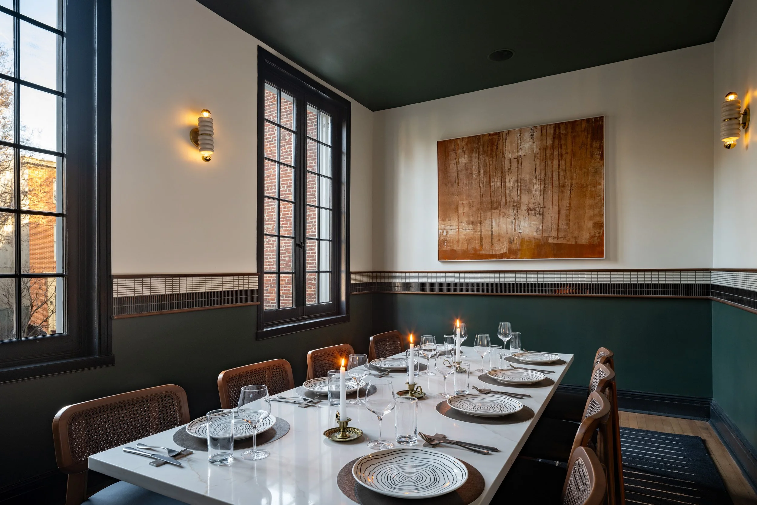 Wye Oak Tavern, Private Dining Room, Visitation Hotel Frederick (Frederick, MD) / Chefs:  Bryan & Michael Voltaggio