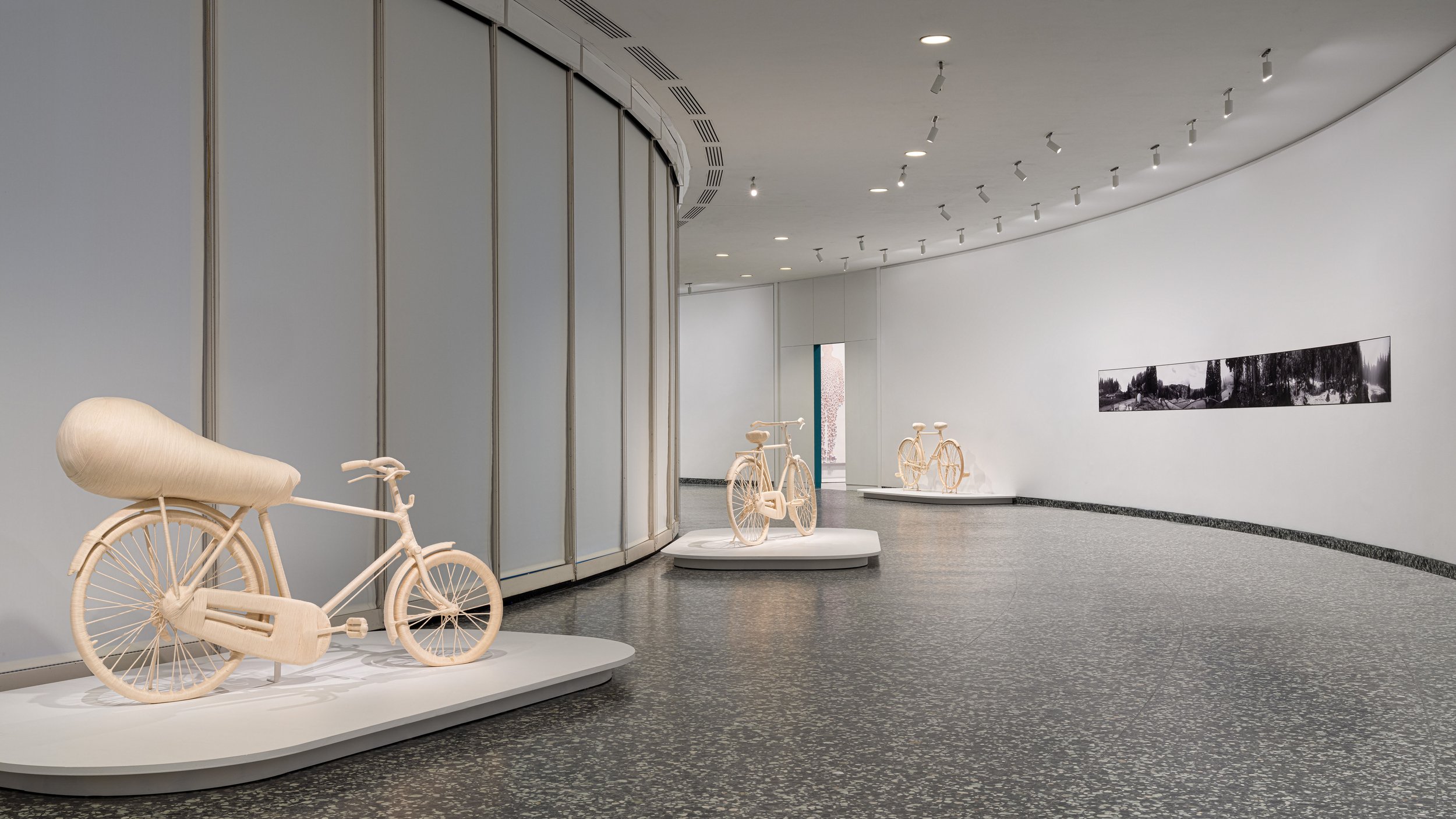 Lin Tianmiao, "Bound/Unbound" series (Bicycles), 1996 / A Window Suddenly Opens:  Contemporary Photography in China / Hirshhorn Museum, Washington, DC
