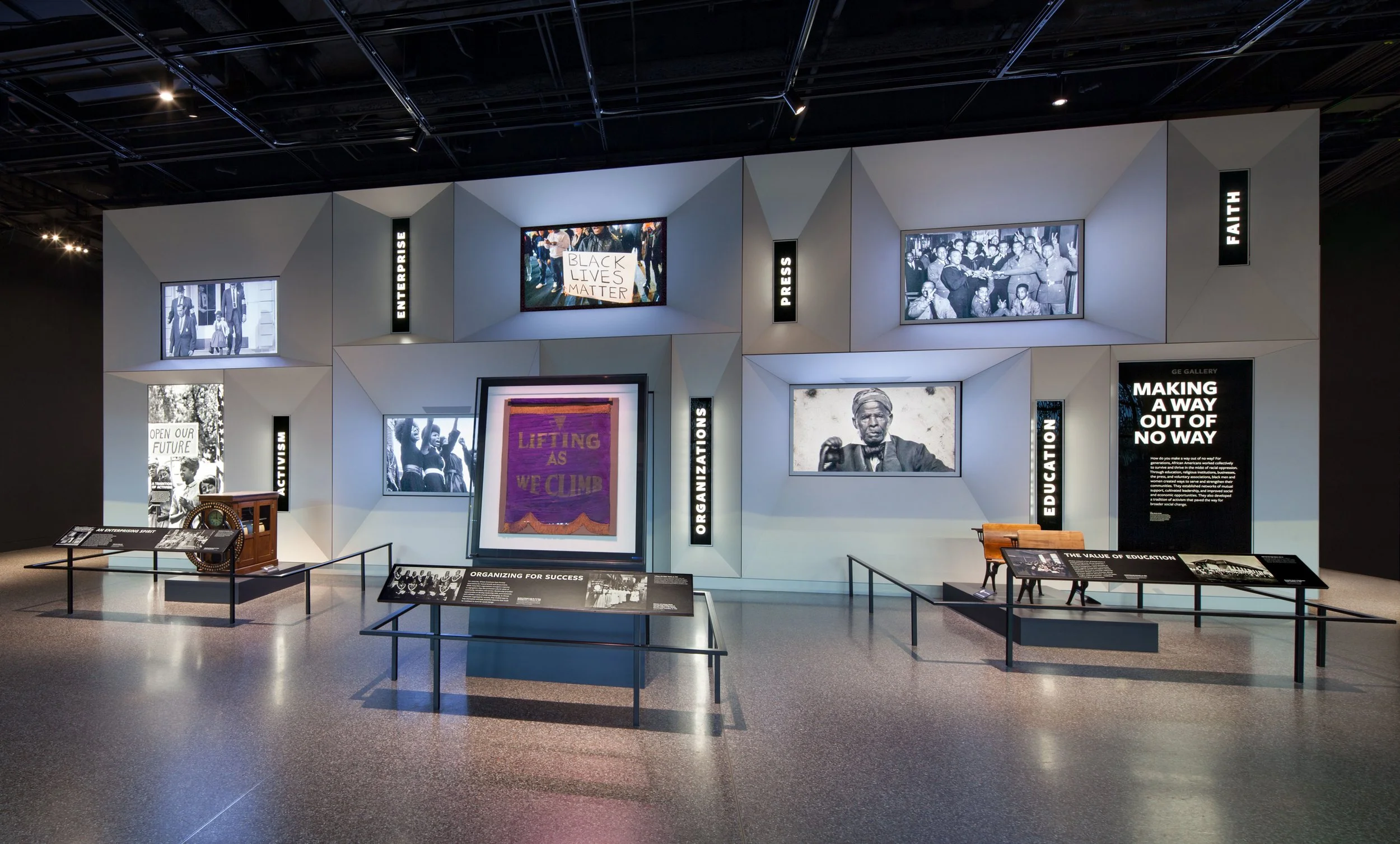 National Museum of African American History & Culture, Washington, DC / Exhibition Design:  RAA (Ralph Appelbaum Associates)