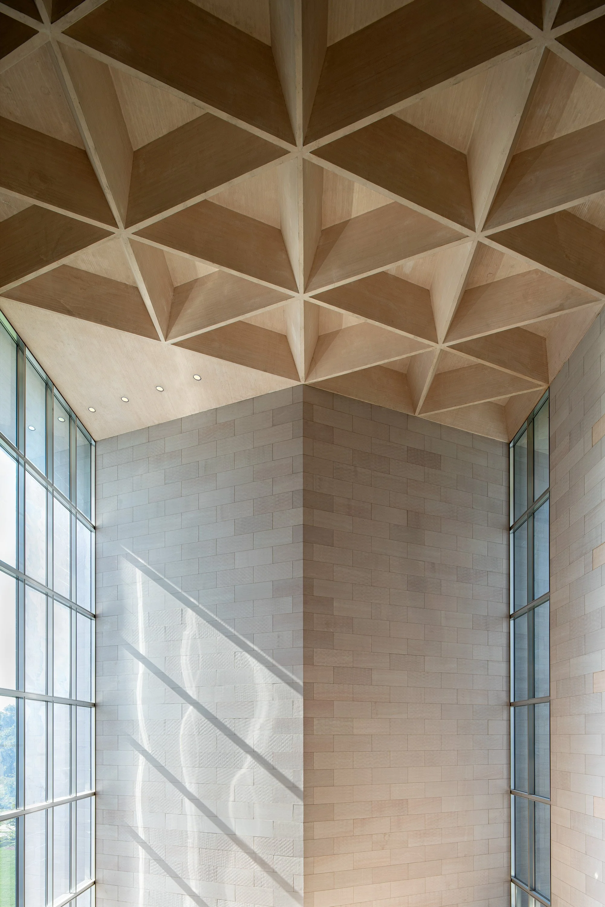 Library (East Building), National Gallery of Art, Washington, DC, Architect:  I. M. Pei 