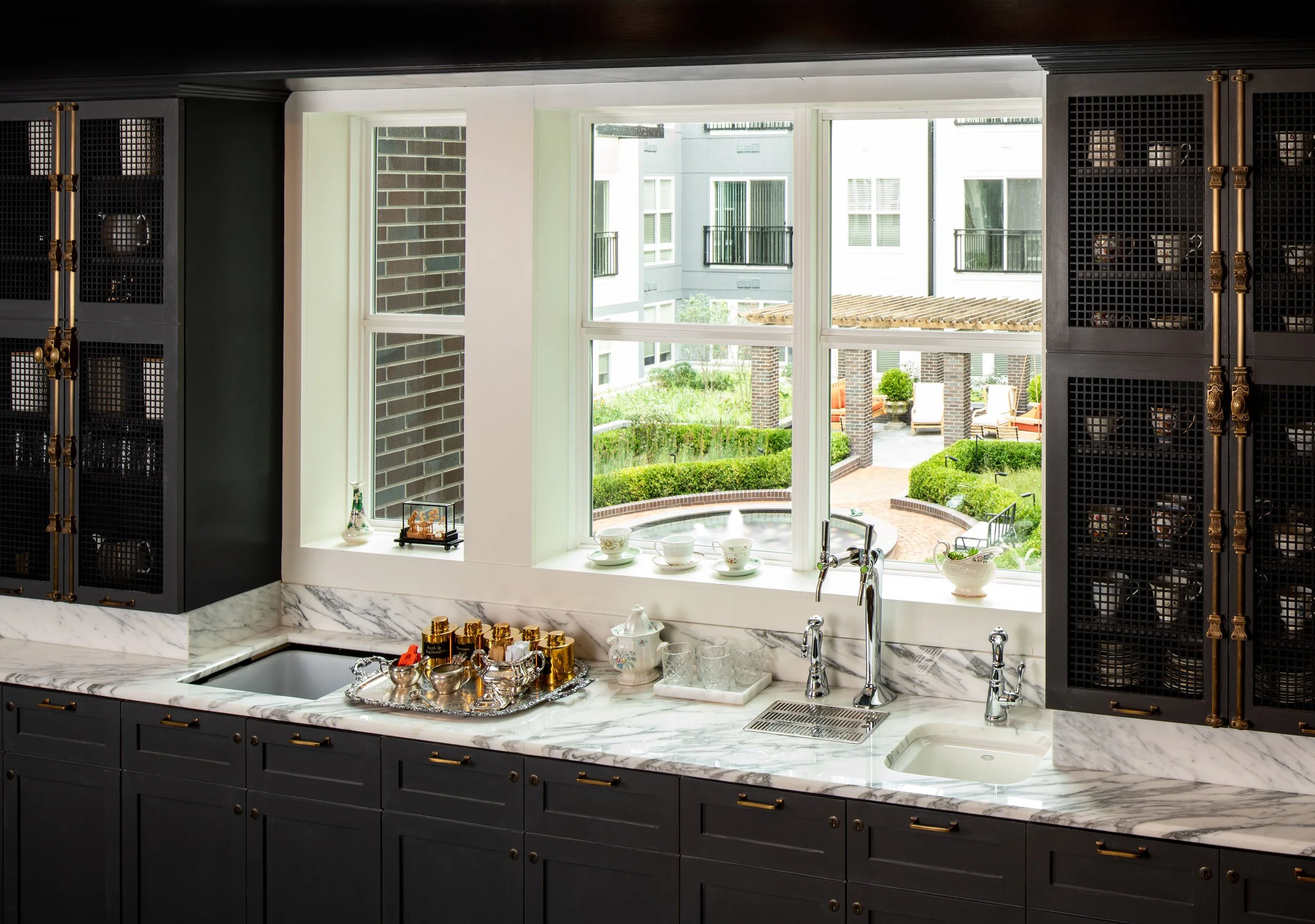 English Tea Room (Amenity Space), The Lockwood, Washington, DC / Interior Design:  STREETSENSE