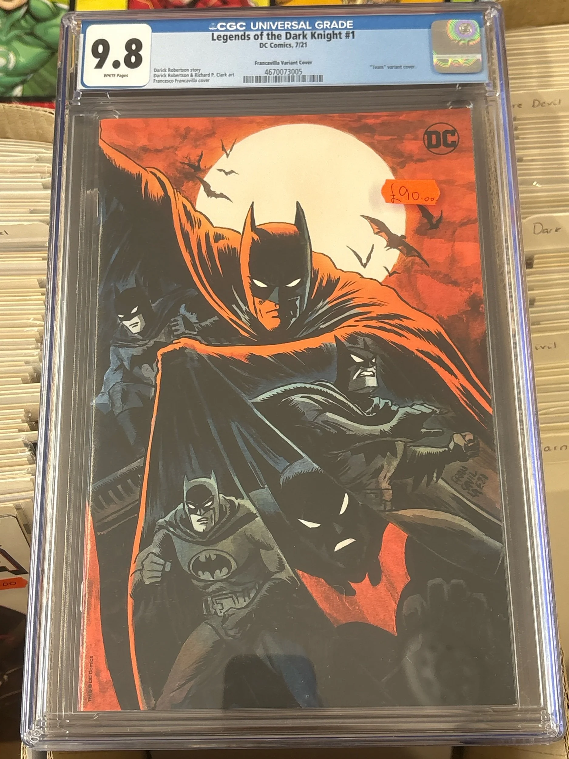 CGC 9.8 Legends of the dark Knight #1
