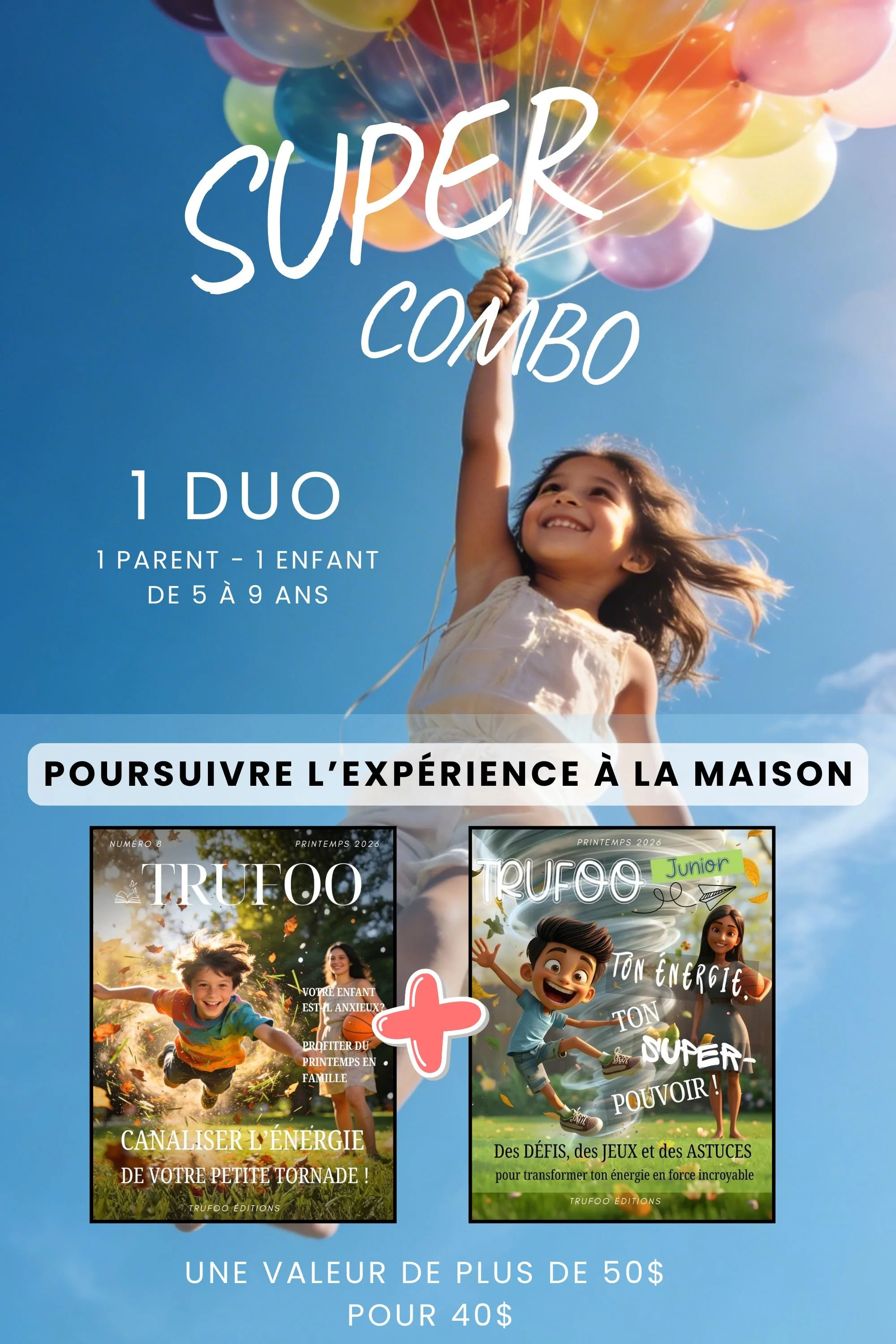 Super Combo -  Atelier  1 DUO + 2 magazines