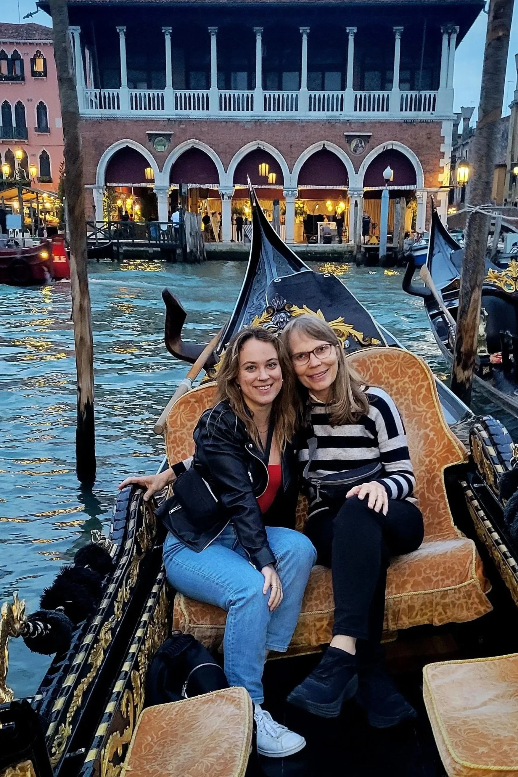 Me and my mom after our gondola ride