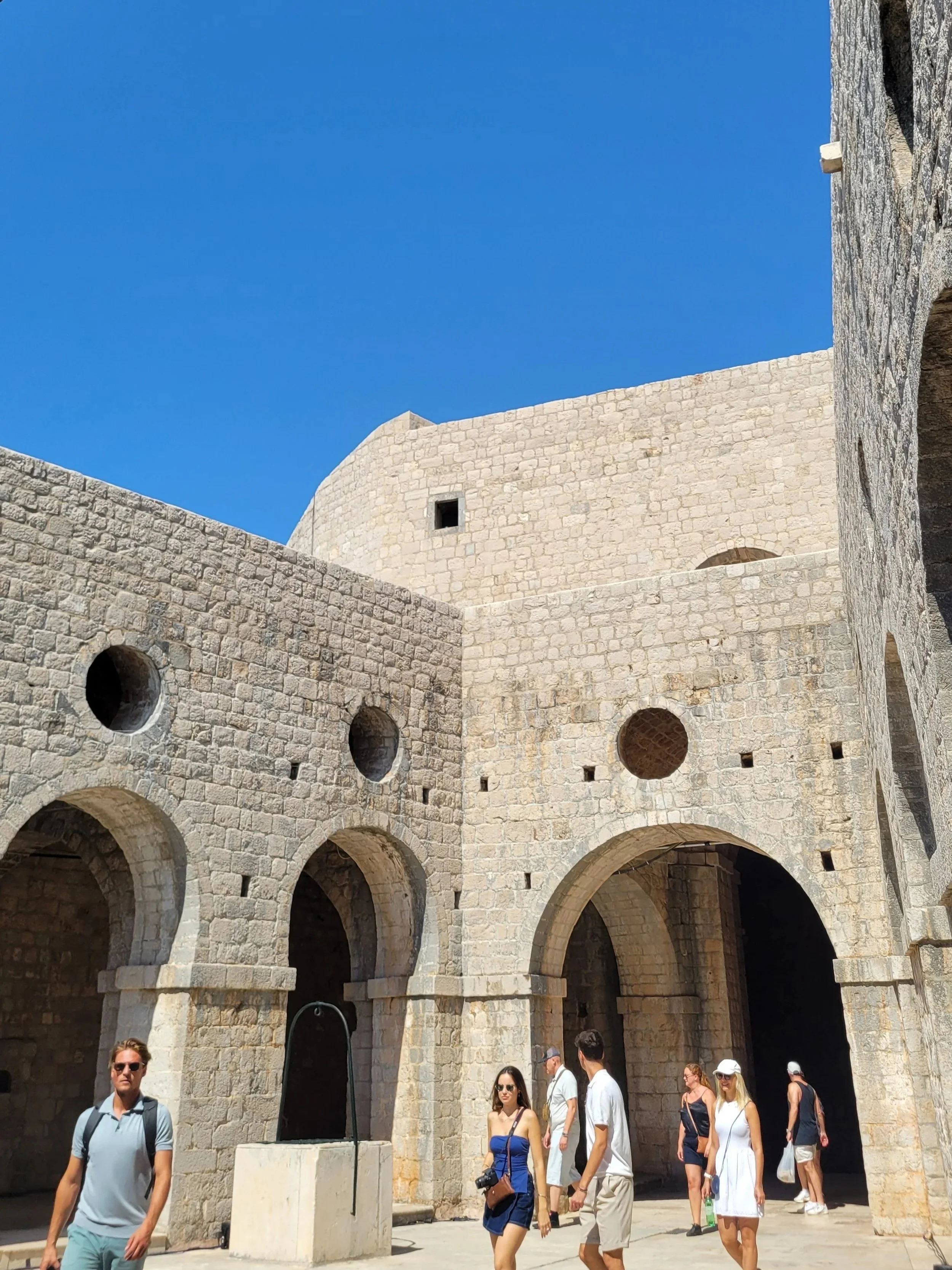 Inside Fort Lovrijenac