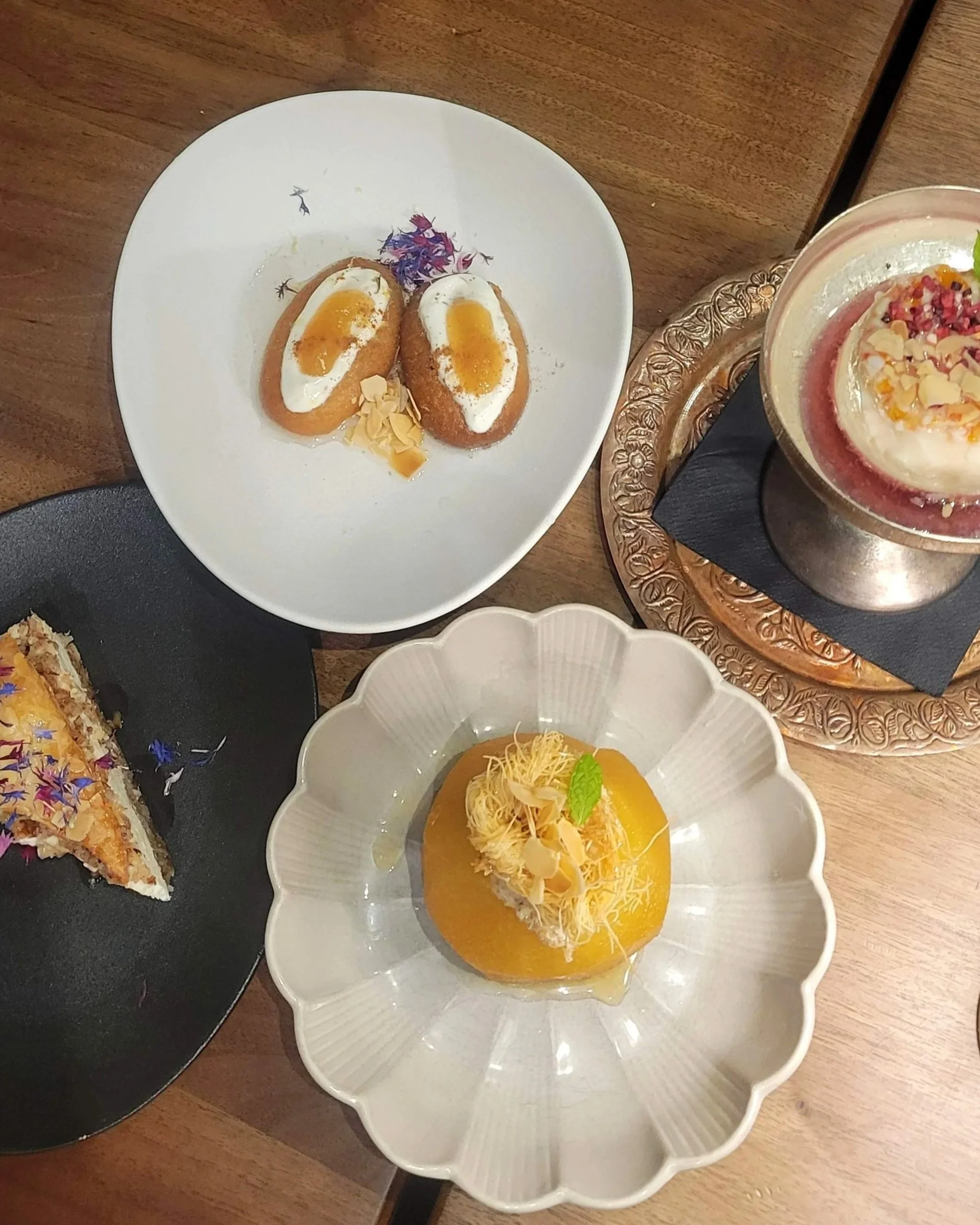 Desserts at Taj Mahal