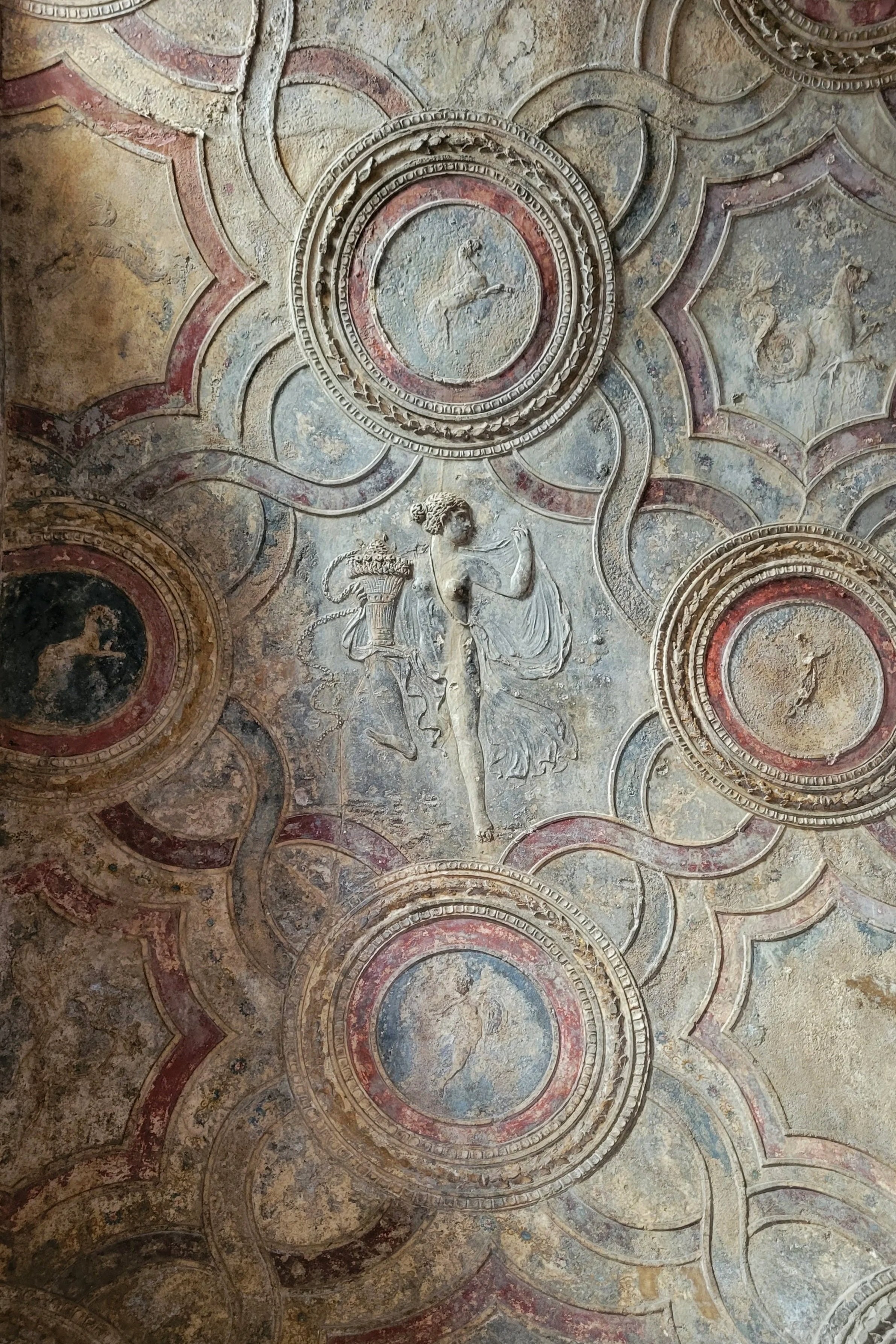 Stabian Bath ceiling details