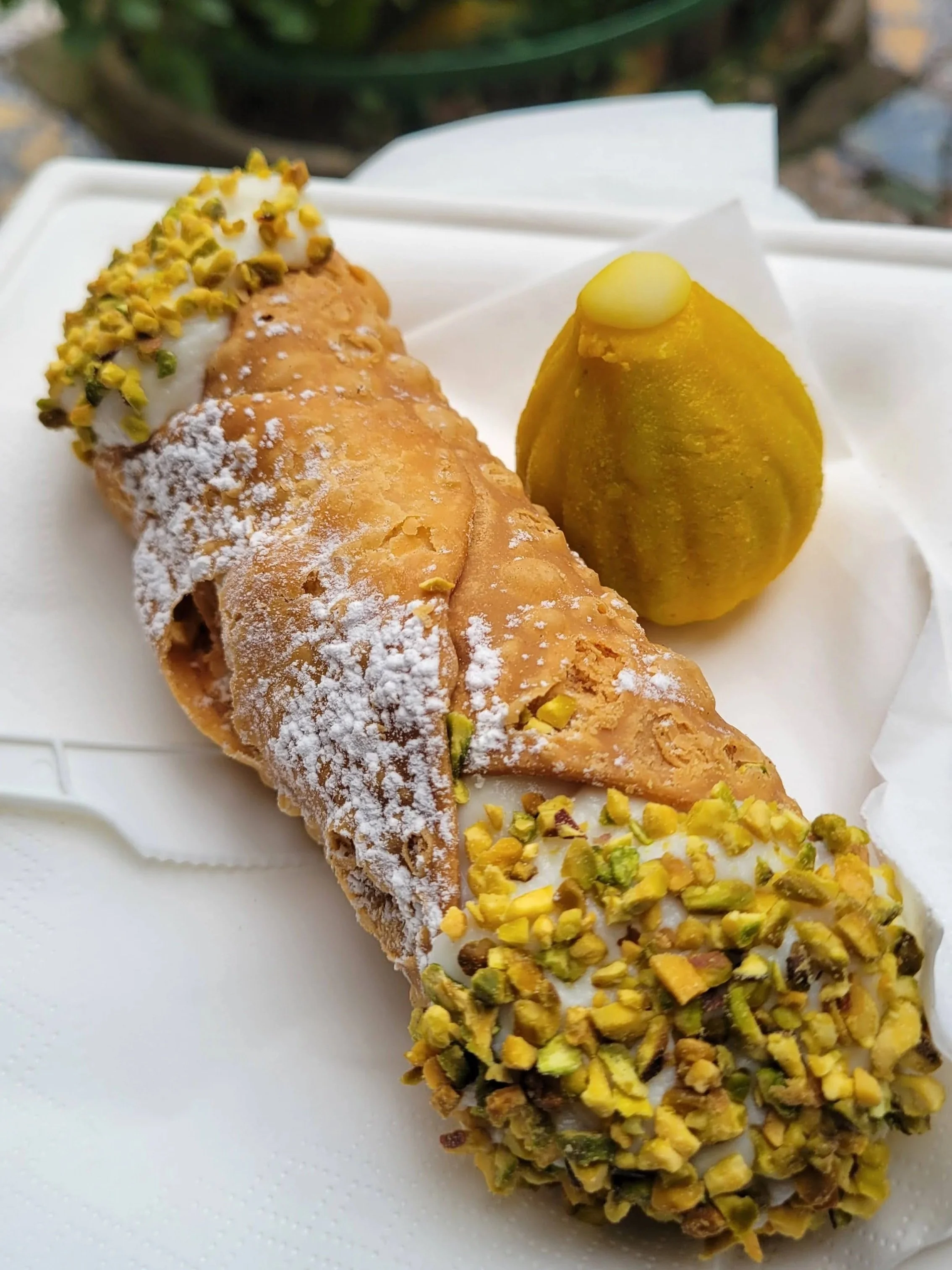 Cannoli at Segreti del Chiostro