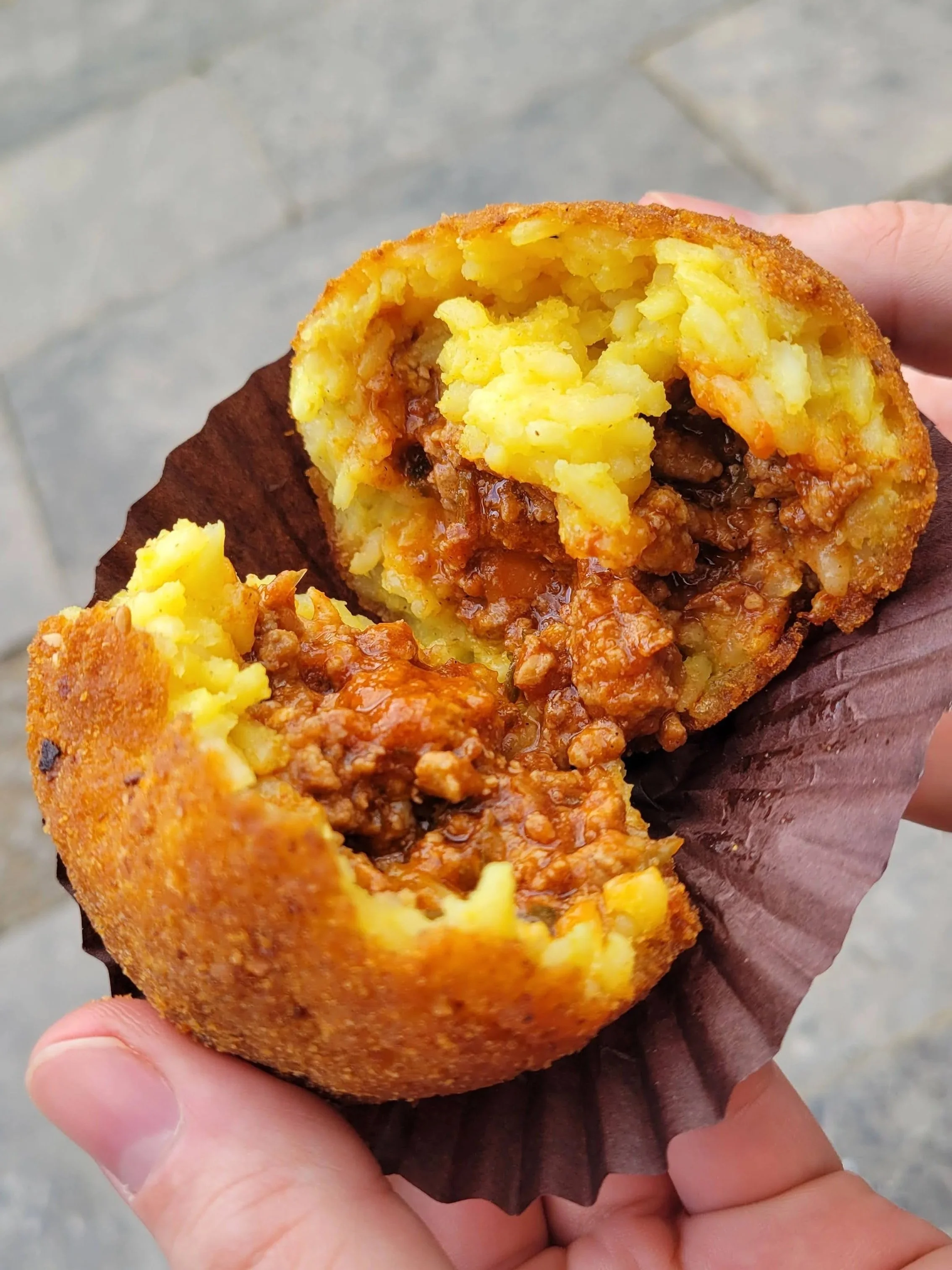 Arancine at Sfrigola