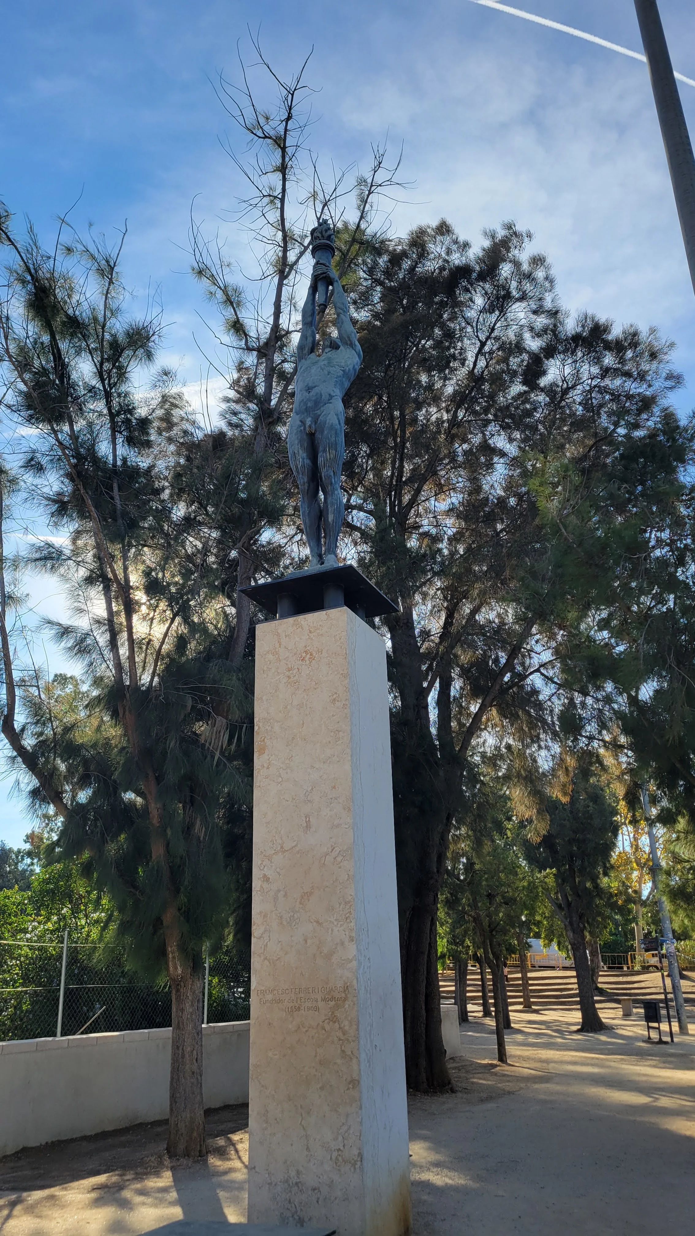 Olympic Flame Statue