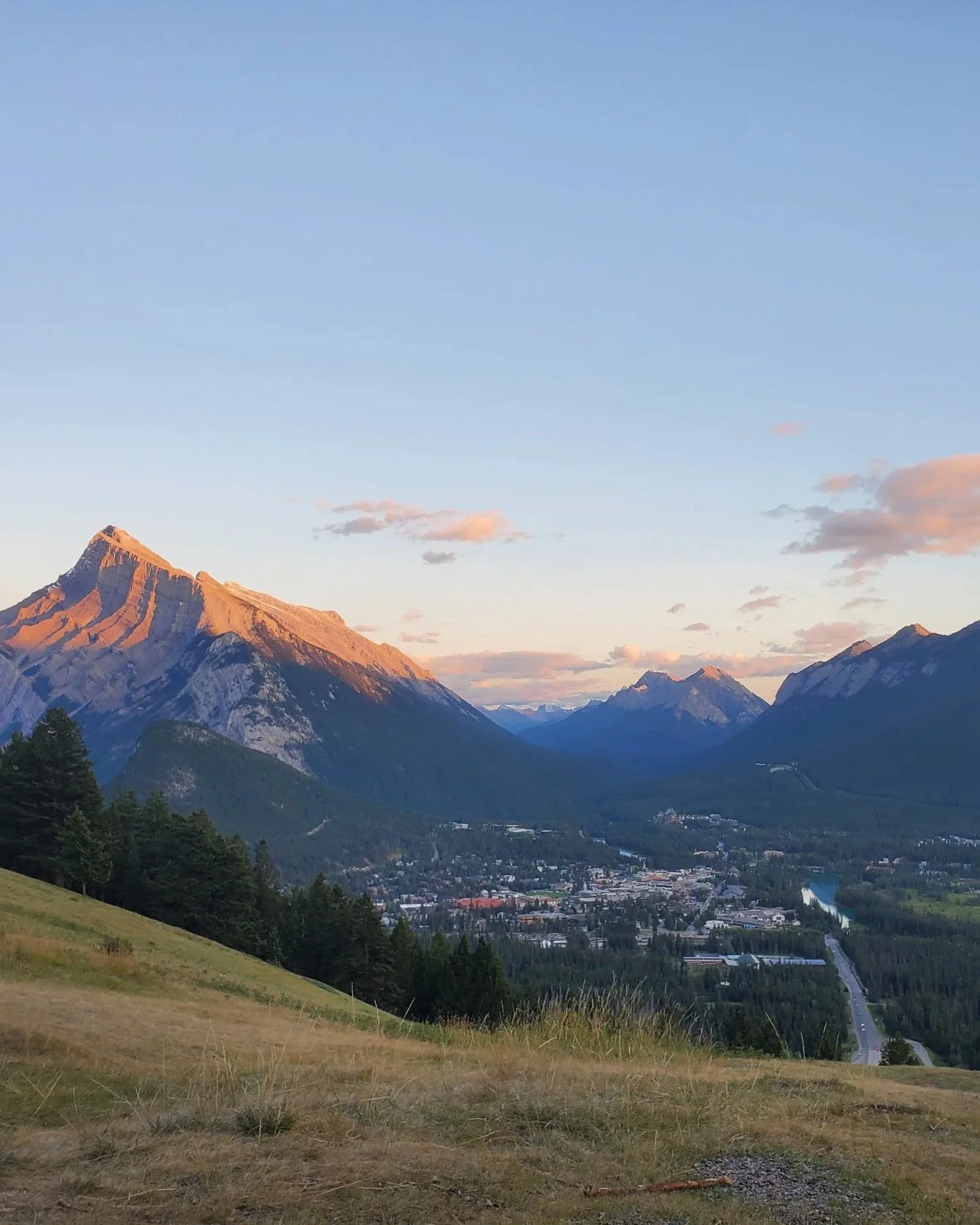 View of Banff Town from Mount Norquay