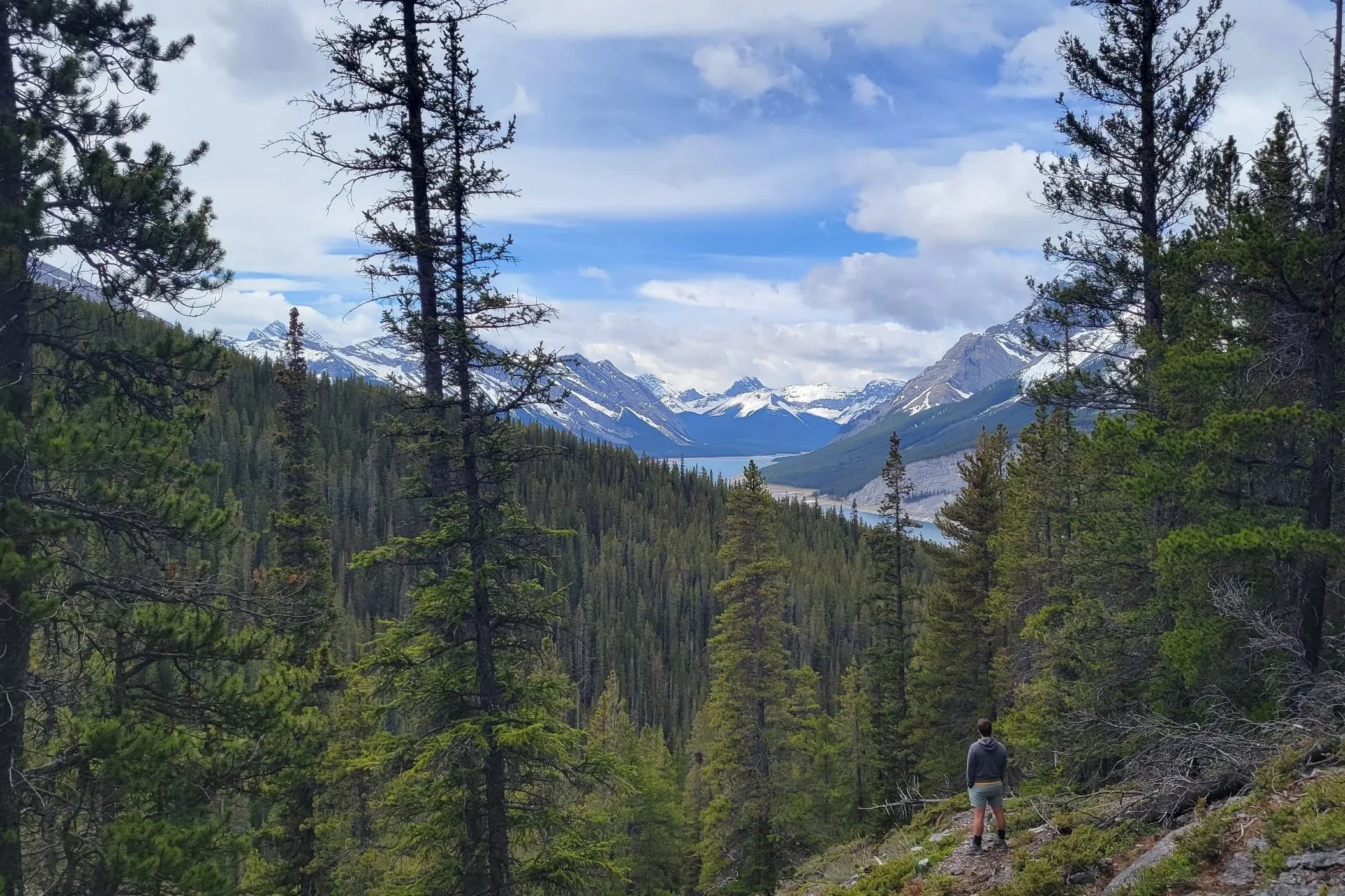 View on the way up to West Wind Pass