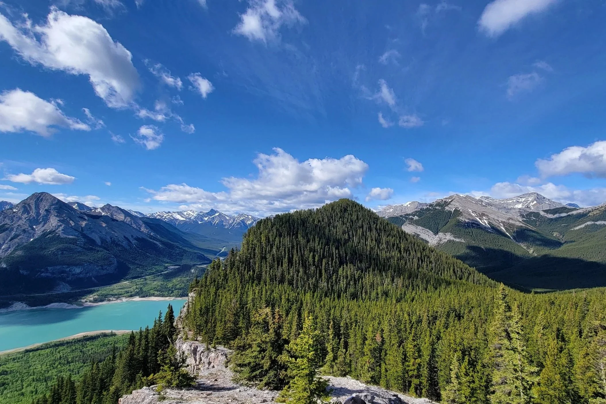 View of Barrier Lake from the Top