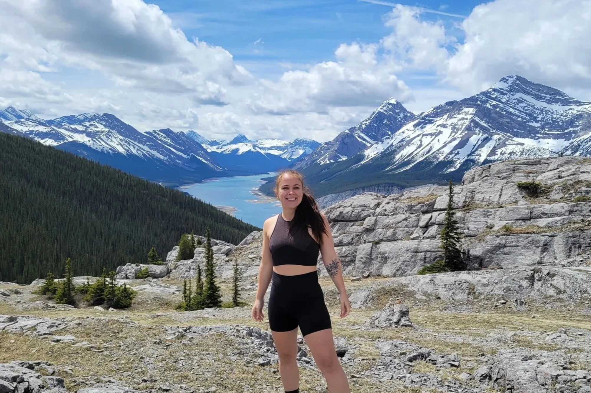 The top of West Wind Pass