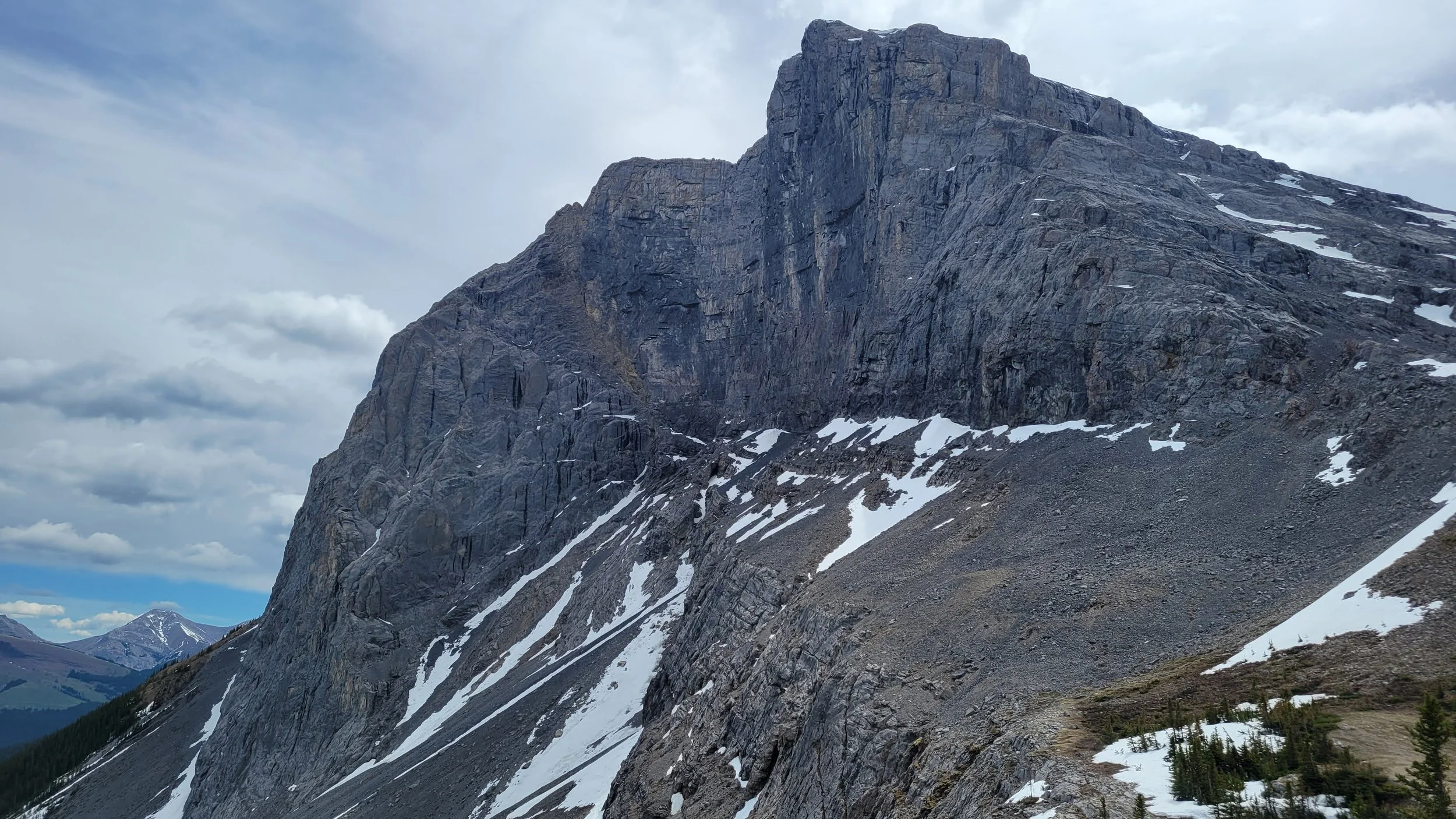 west wind tower summit from west wind pass