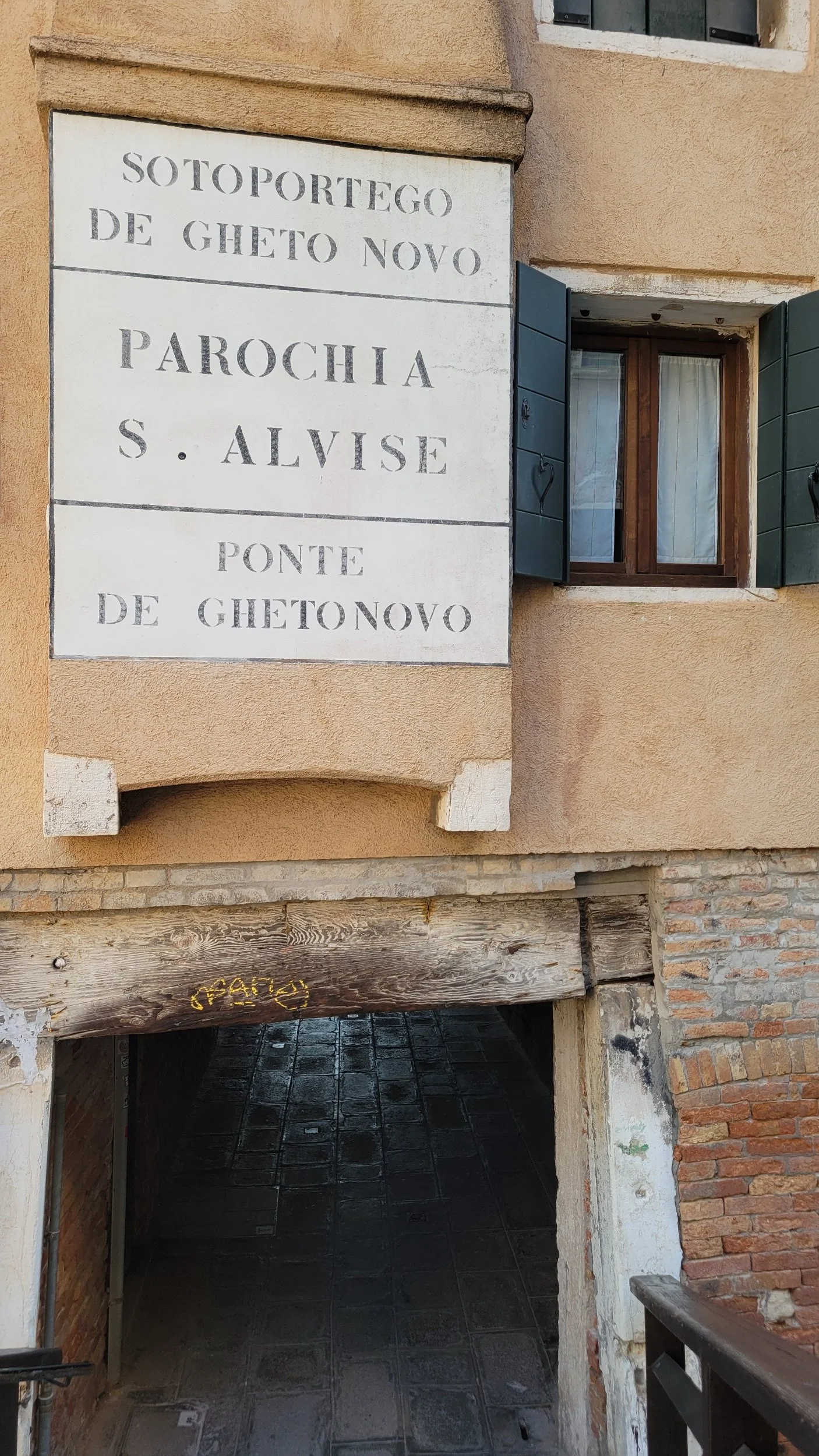 Entering the Venetian Ghetto 