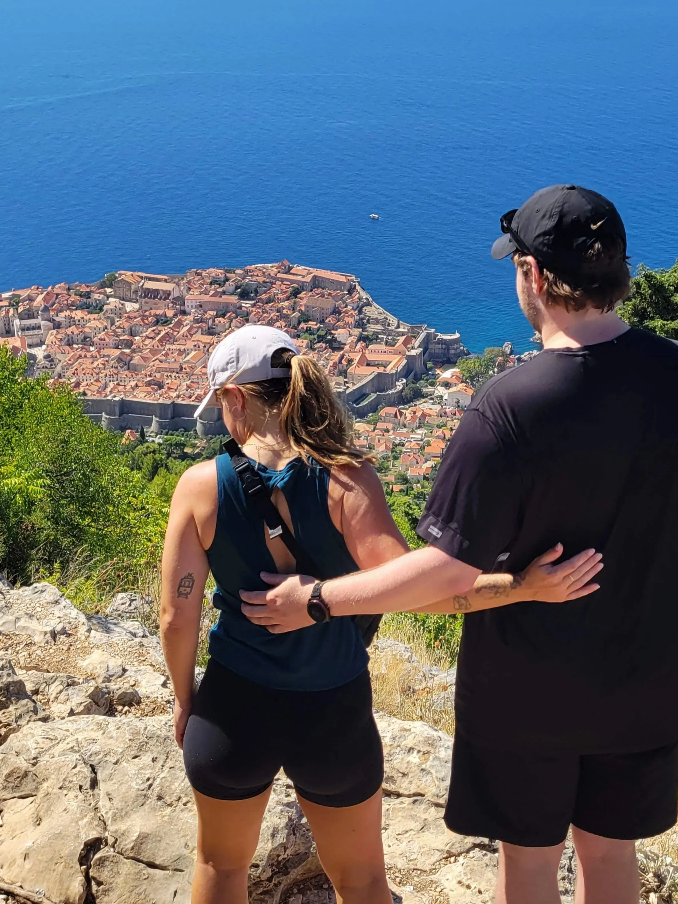 The view of Dubrovnik from the top of Srd