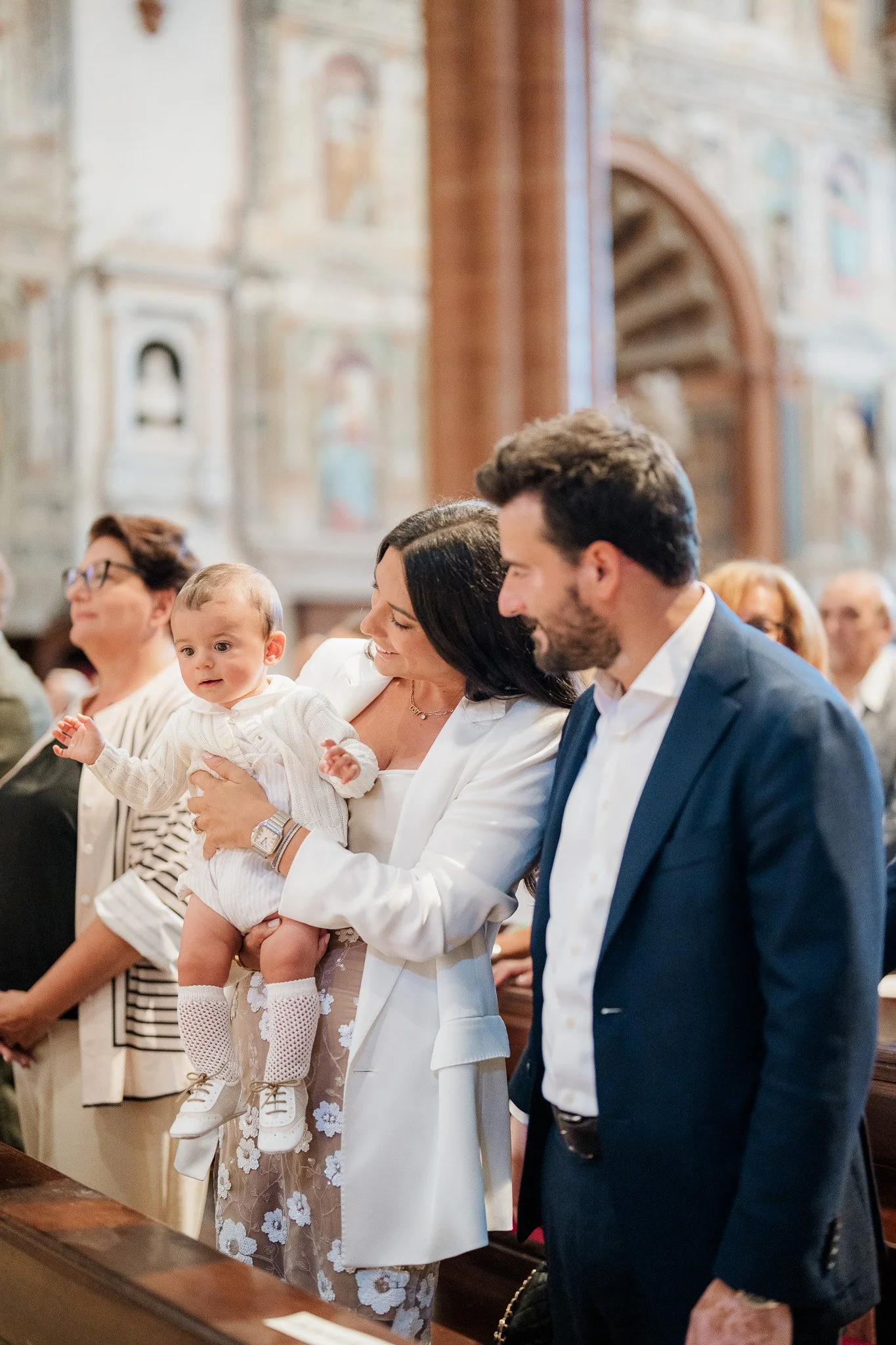 Il battesimo di Vittorio al Duomo di Verona.