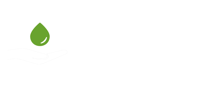 Icon of a hand holding a green leaf with the text "Responsible Handling"