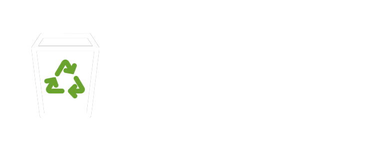 Logo of a disposable cup with recycling symbols and the text 'Professional Containers'