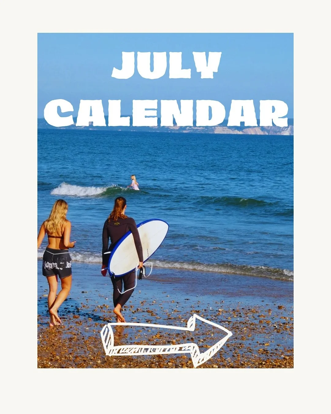 ☀️ JULY CALENDAR IS HERE! ☀️
Get ready for a month full of sunshine, stoke, and sisterhood 🌊🧡
Swipe to check out what&rsquo;s happening this month and mark your calendars!
Whether you&rsquo;re joining us for surf sessions, socials, or something tot