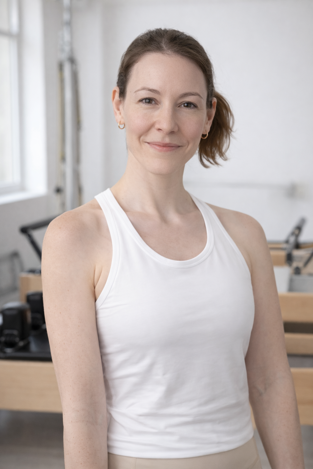 Nadine Häusler has been practicing Pilates for over 6 years and help you to improve your posture and define your muscles.