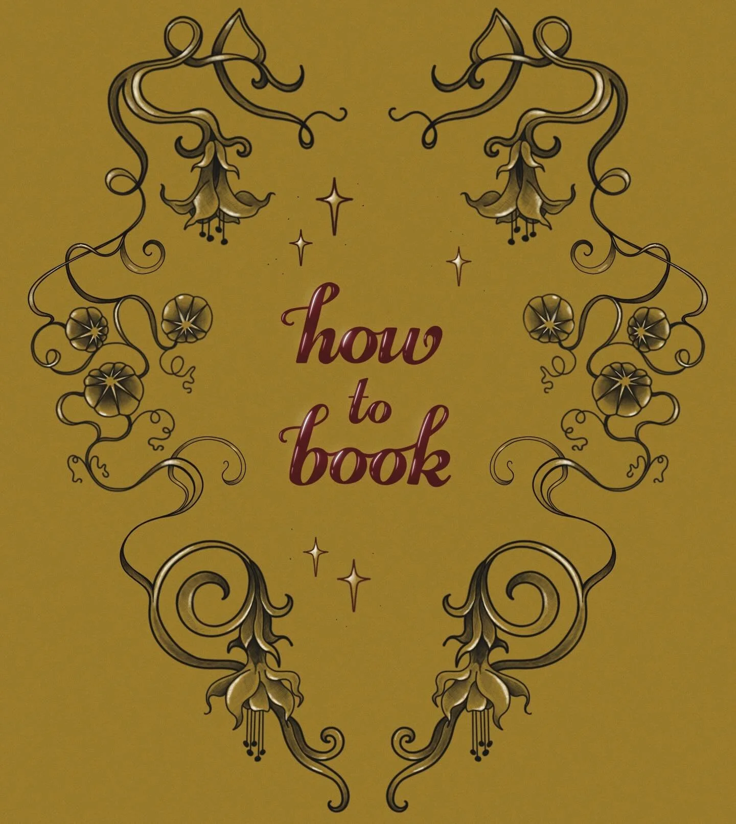 ✤ BOOKING UPDATE ✤

From now on, I will be taking appointment enquiries via the booking form which can be found through the link in my bio!

The form covers all of the information I need to know about your tattoo idea prior to booking in, so will mak