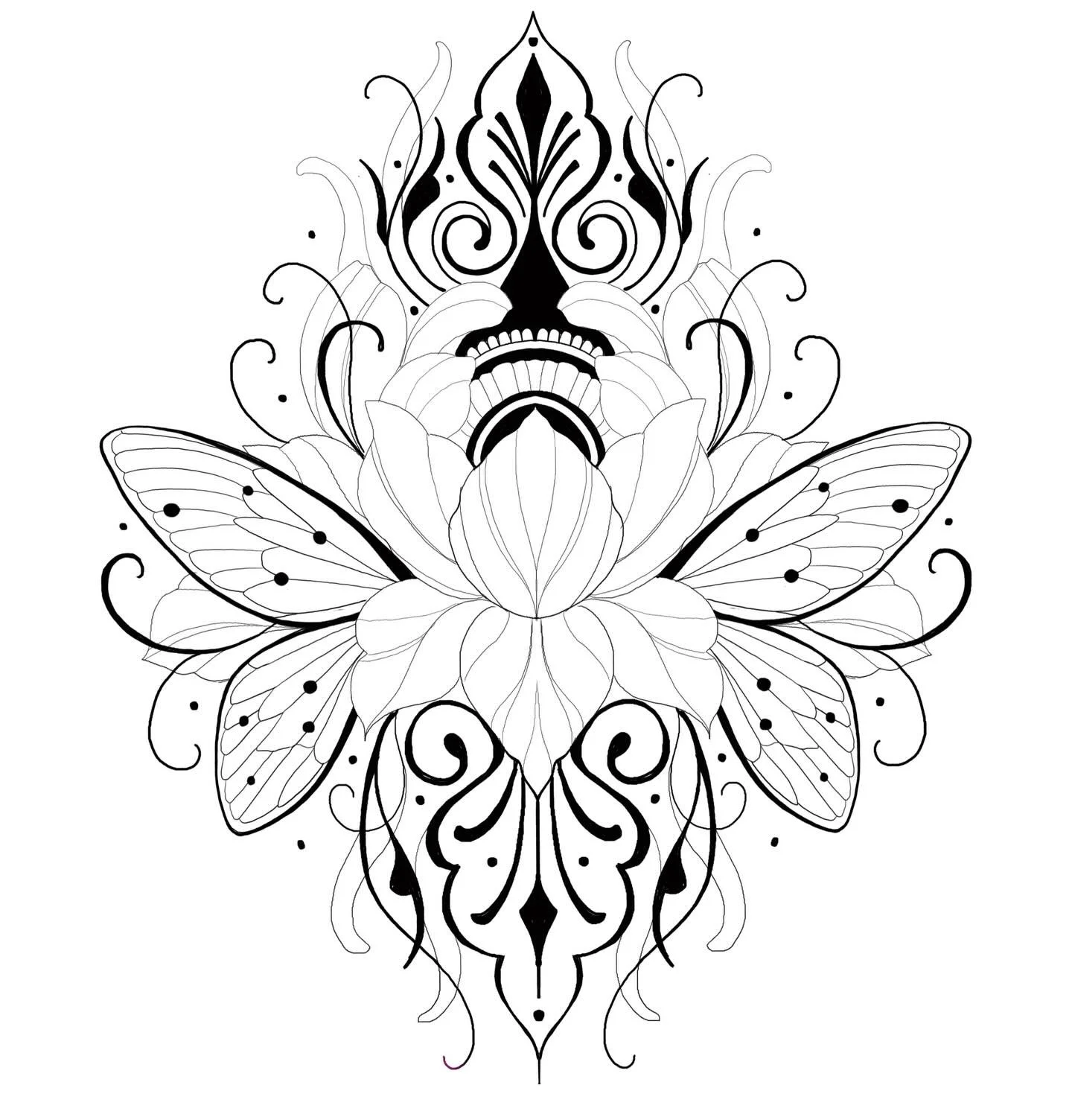 -// AVAILABLE!\\- 

Lotus and Butterfly. 

All about working through the shit to get to the good stuff. ✌🏻 

This would look amazing upper back, forearm or shin, thigh! Message me if you are interested 💗

#tattoo #tattooidea #femaletattooartist #ta