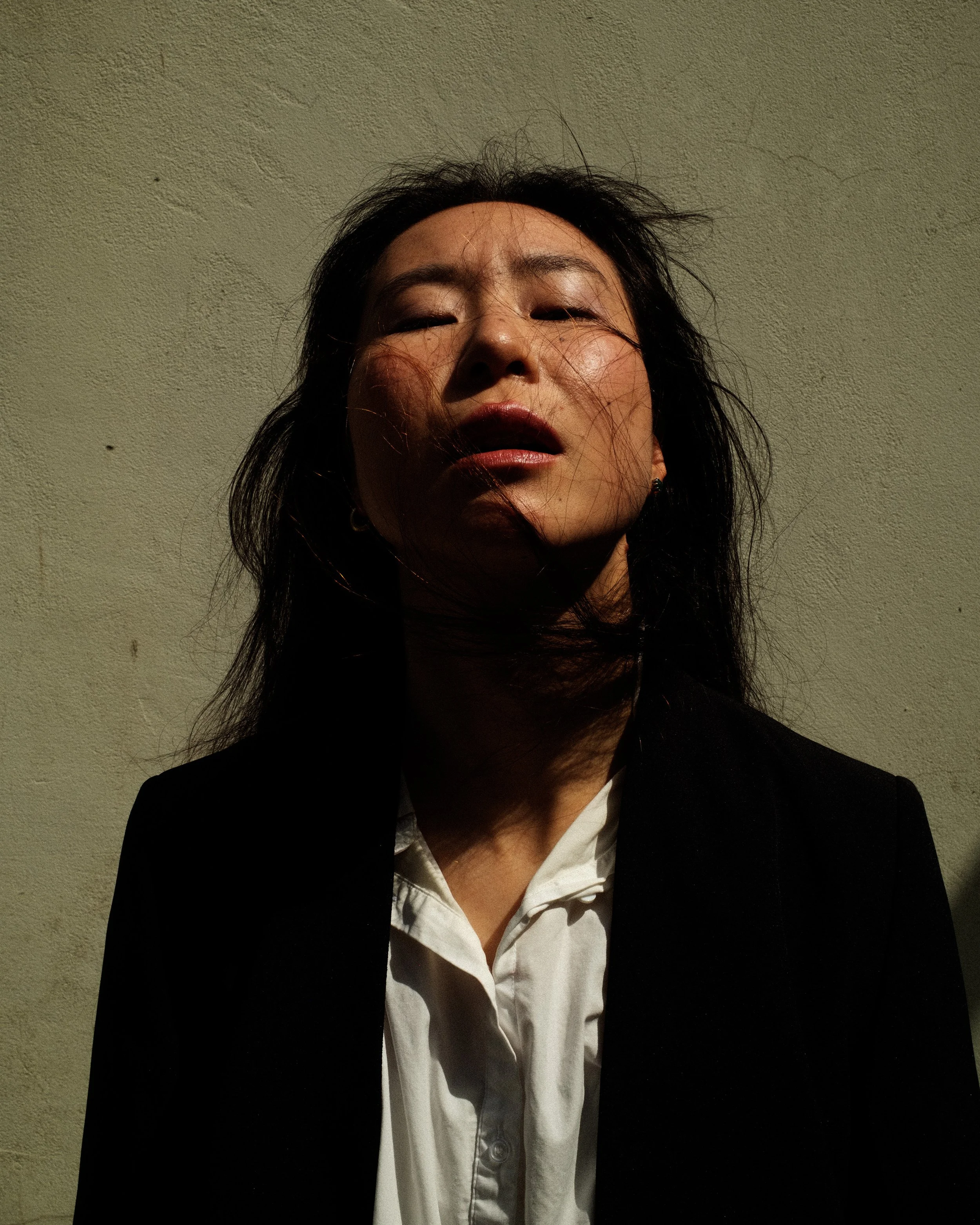 Editorial portrait photographed by Chris Mann