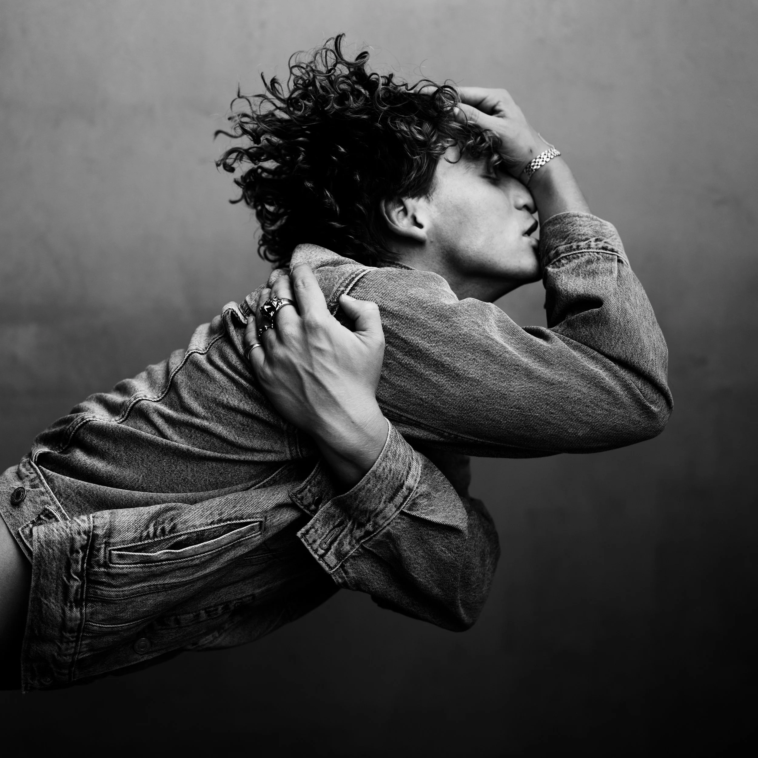 Editorial portrait of Charlie Tatman by Chris Mann