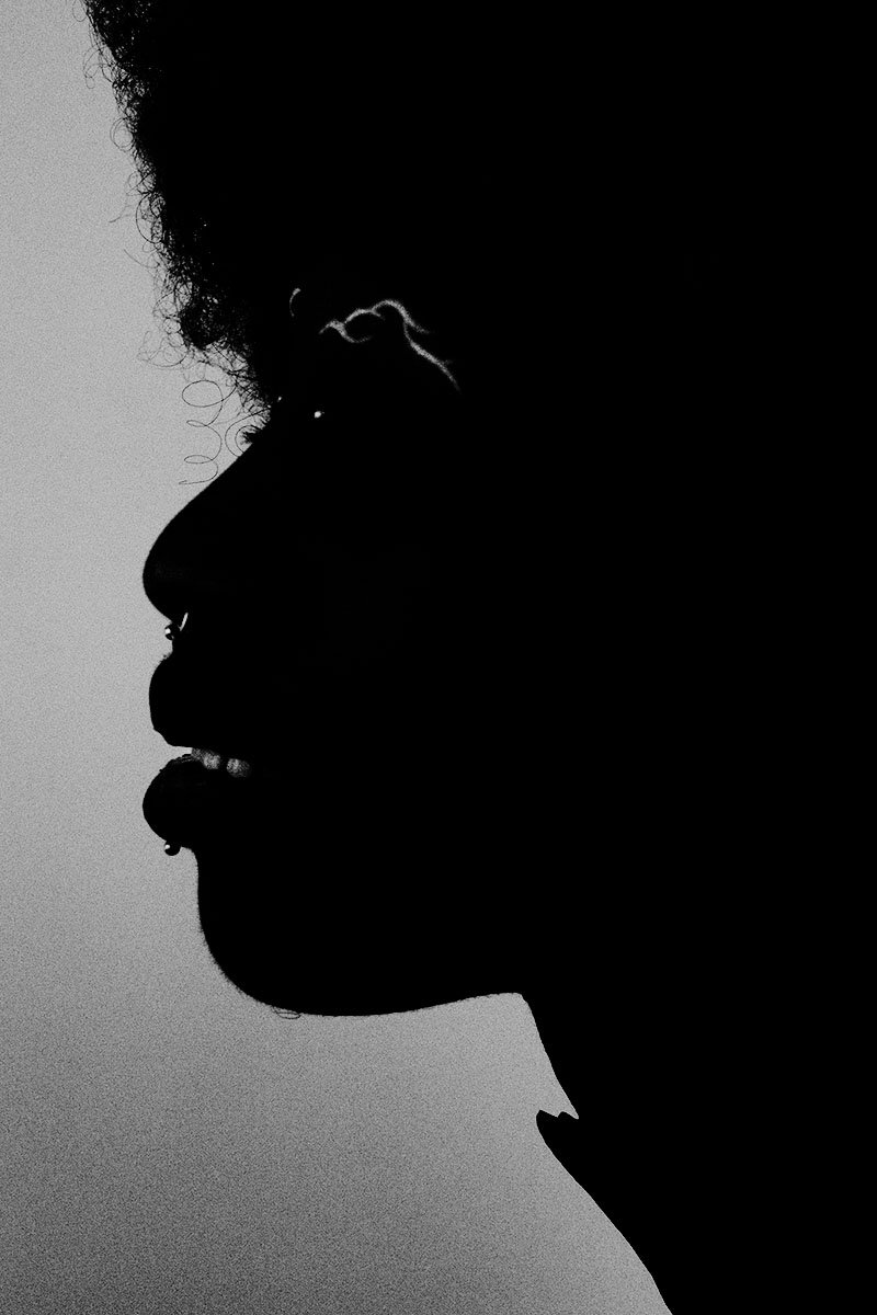 Abstract portrait taken by Chris Mann London