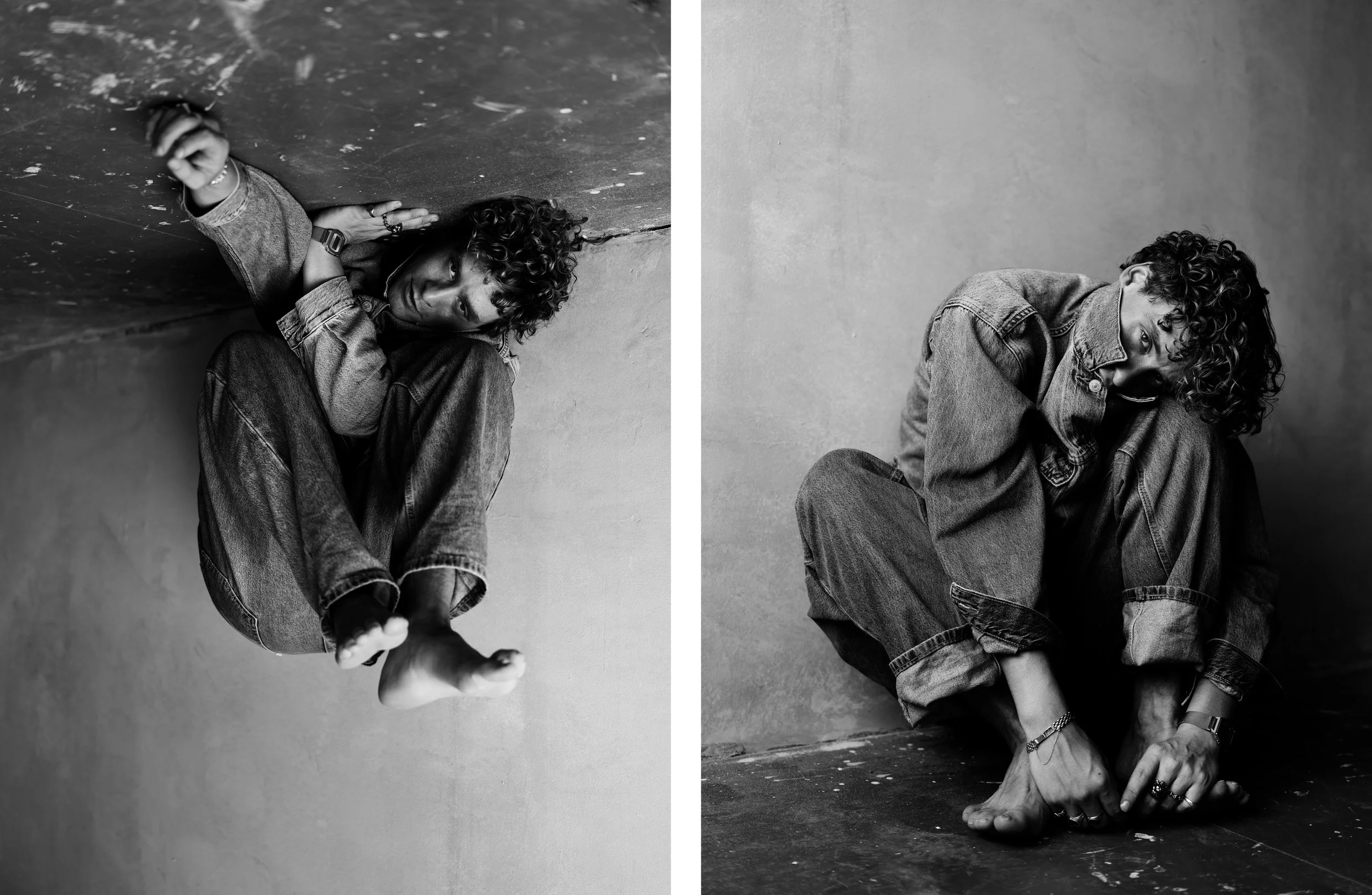 Editorial portraits of Charlie Tatman by Chris Mann