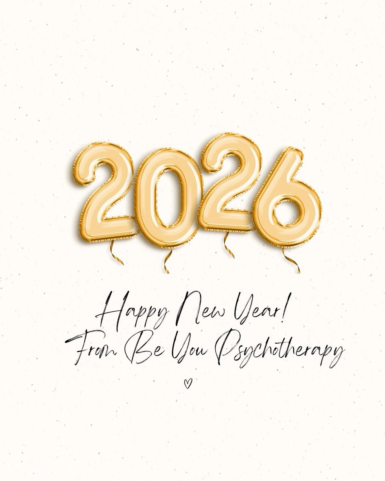 Happy New Years from the Be You Psychotherapy family! We are excited to welcome in another year with you. Thank you for being apart of the Be You Community. We are so looking forward to seeing what this next year brings for all of us 💕